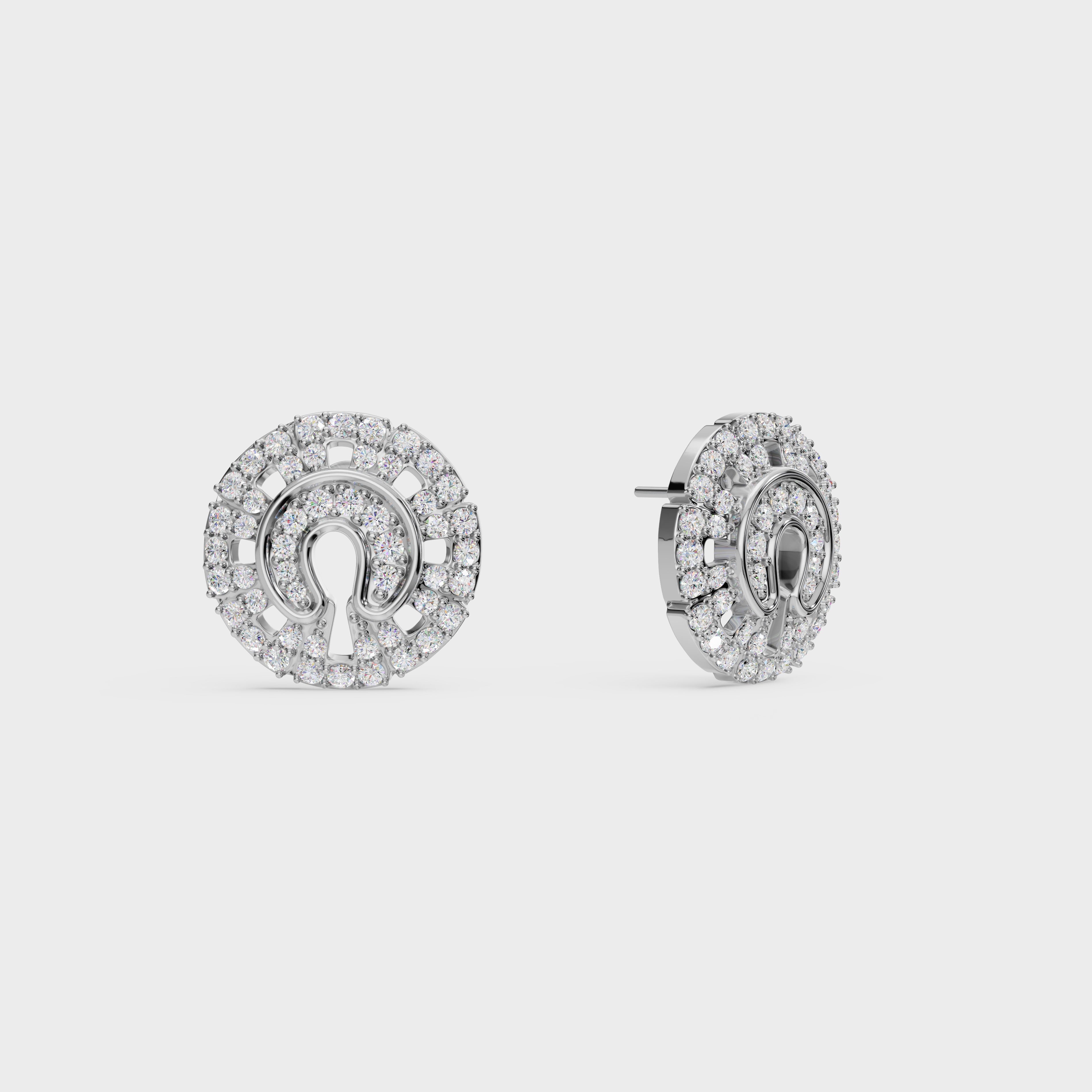 Sunburst Bloom Diamond Earrings