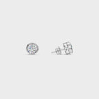Bezal Round Stud Earrings