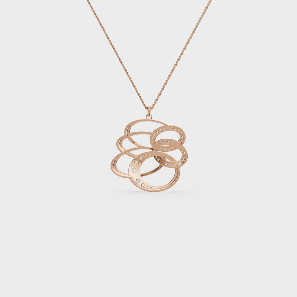 Figure Dual Swirl Pendant