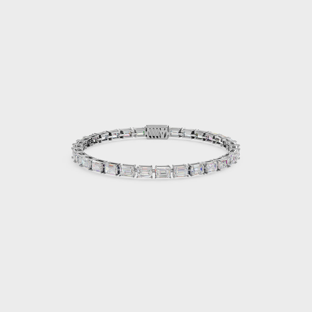Classic Emerald Cut Diamond Bracelet