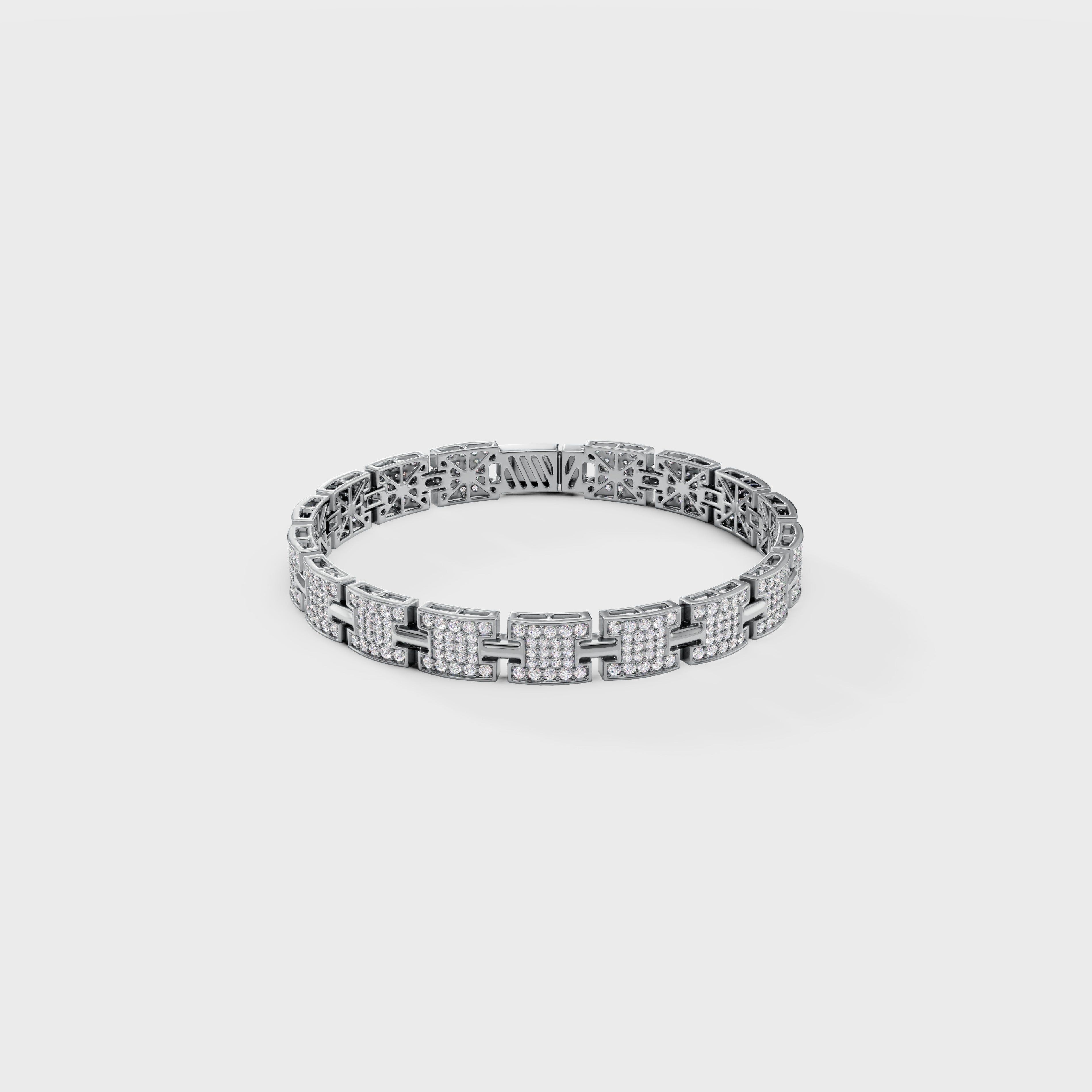 Aura Pave Link Bracelet