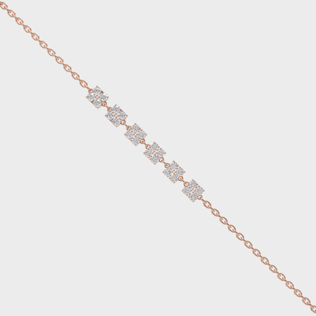 Linked Blossom Bracelet