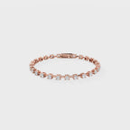 Prong-Set Diamond Tennis Cuff