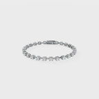 Prong-Set Diamond Tennis Cuff
