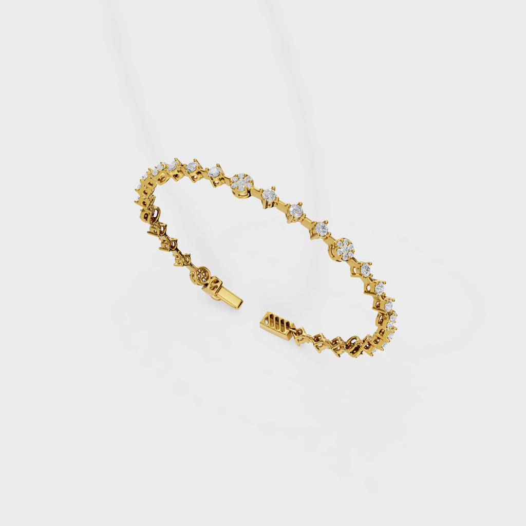 Subtle Shine iamond Tennis Bracelet
