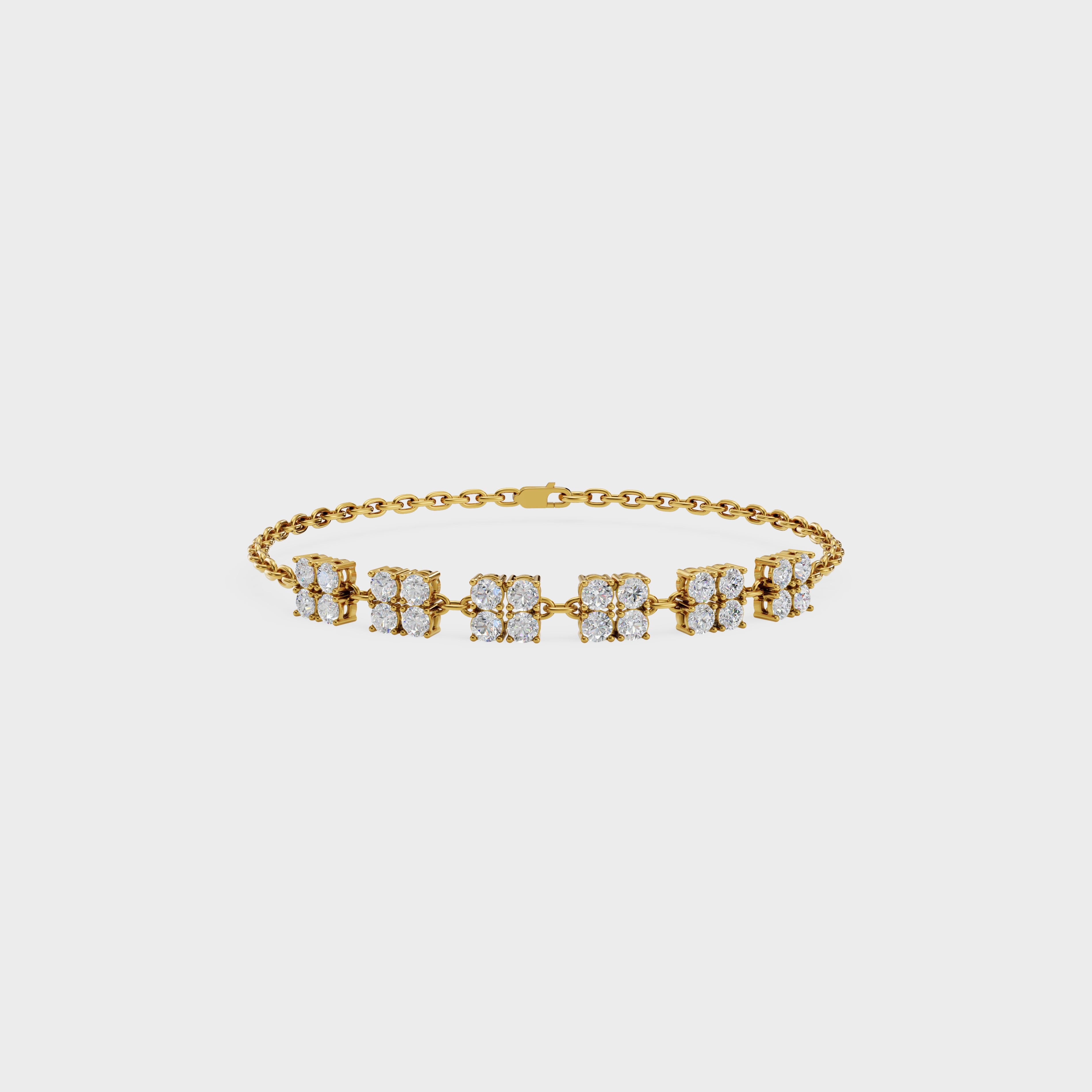 Linked Blossom Bracelet