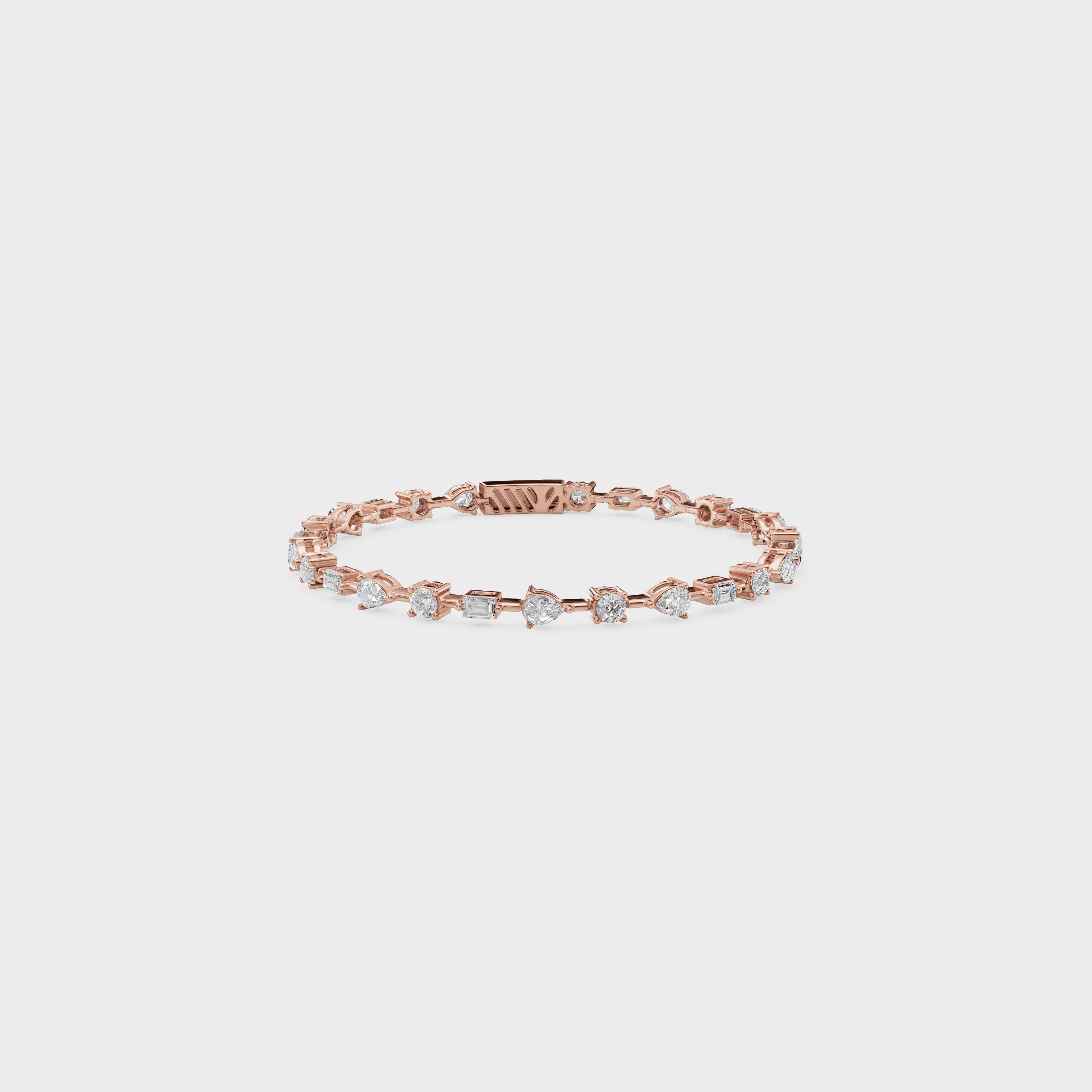 Women's Luxe Simulated Diamond Link Bracelet