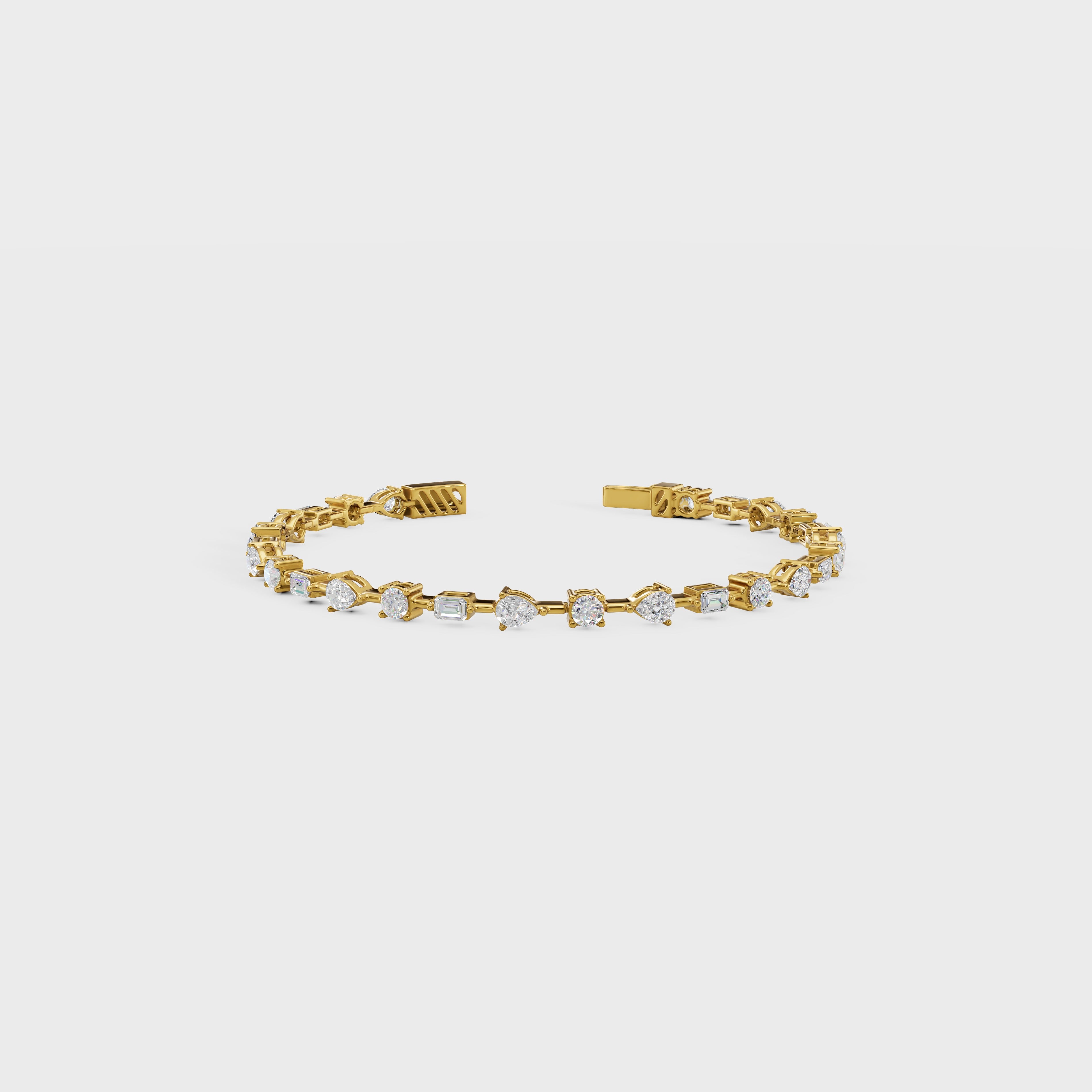Women's Luxe Simulated Diamond Link Bracelet