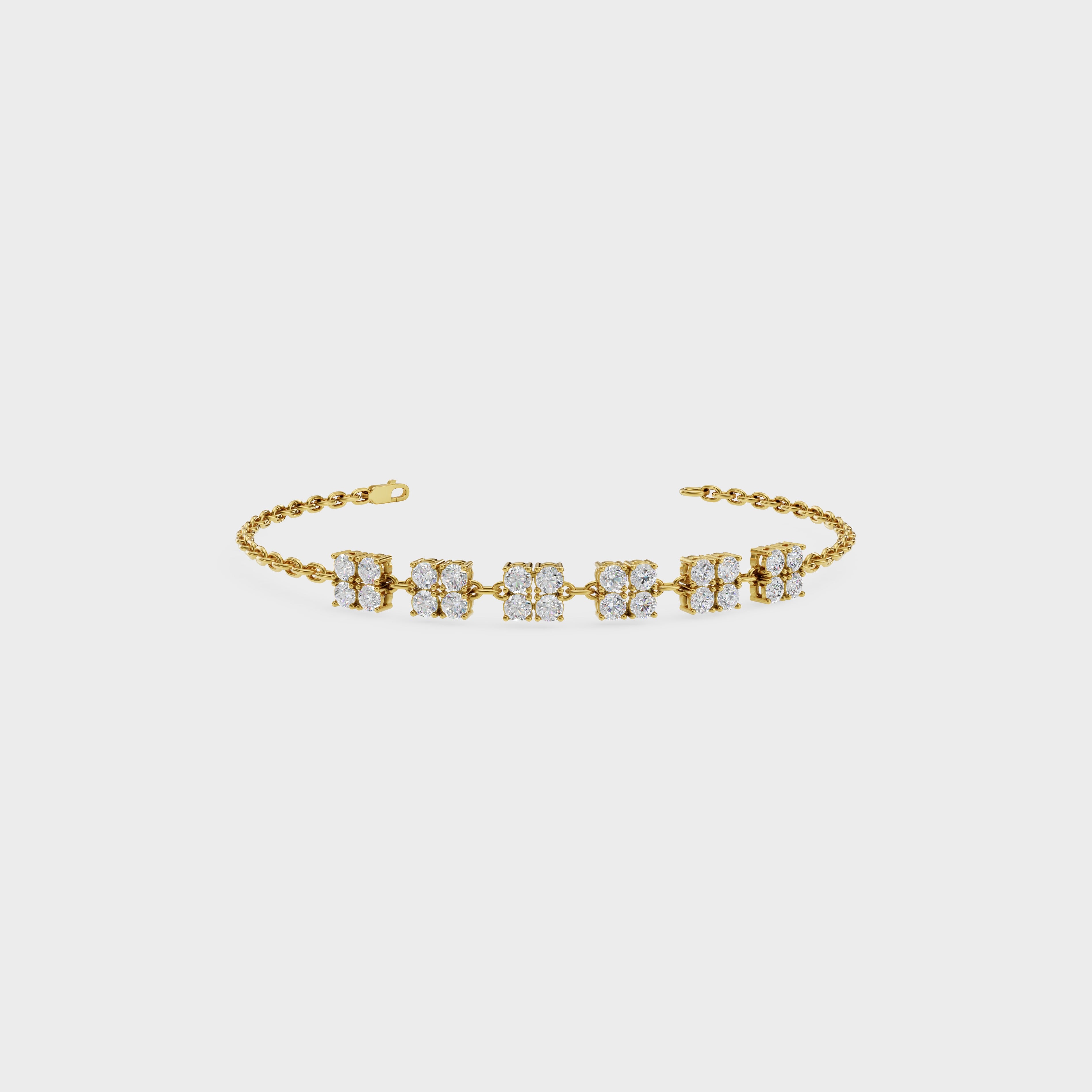 Linked Blossom Bracelet