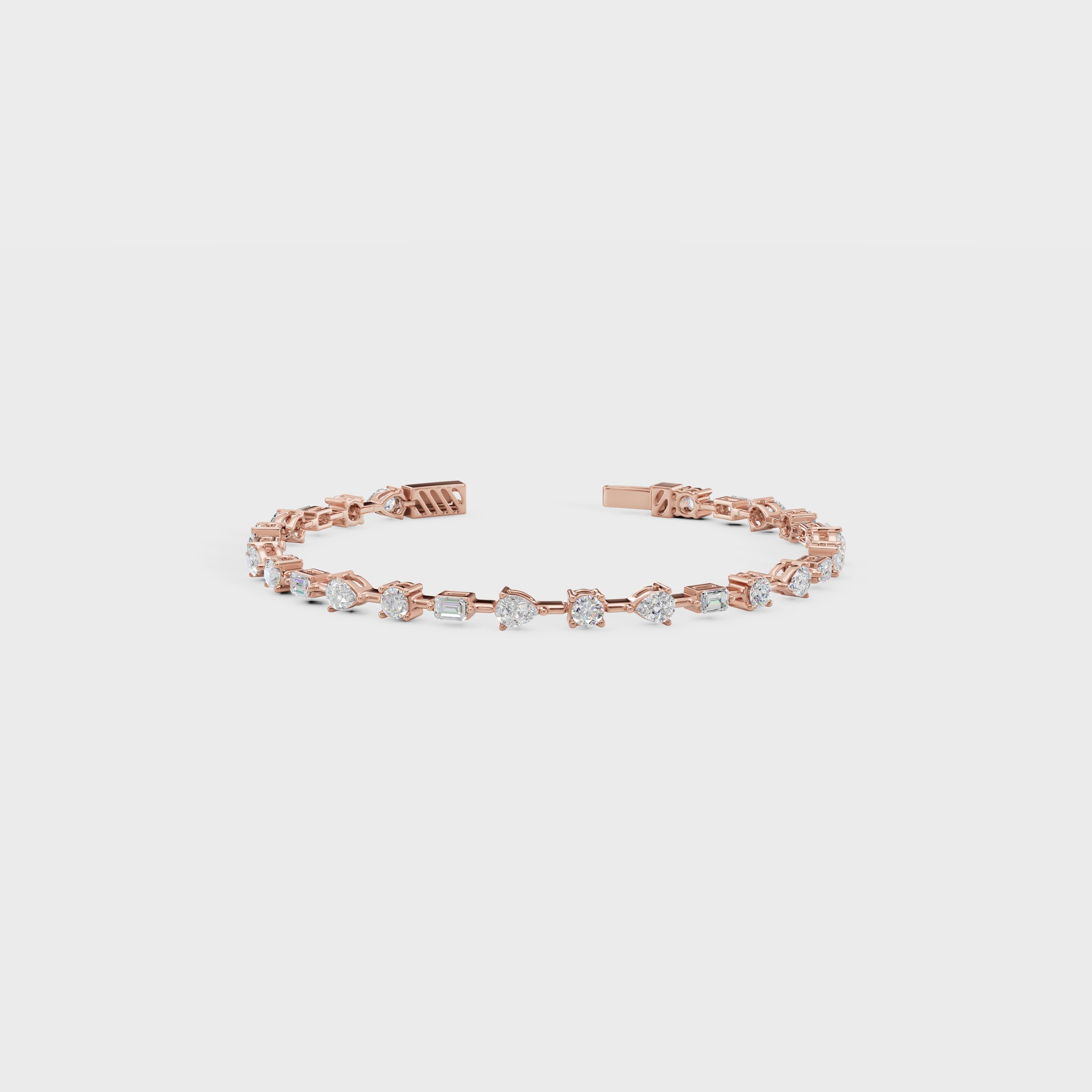 Women's Luxe Simulated Diamond Link Bracelet