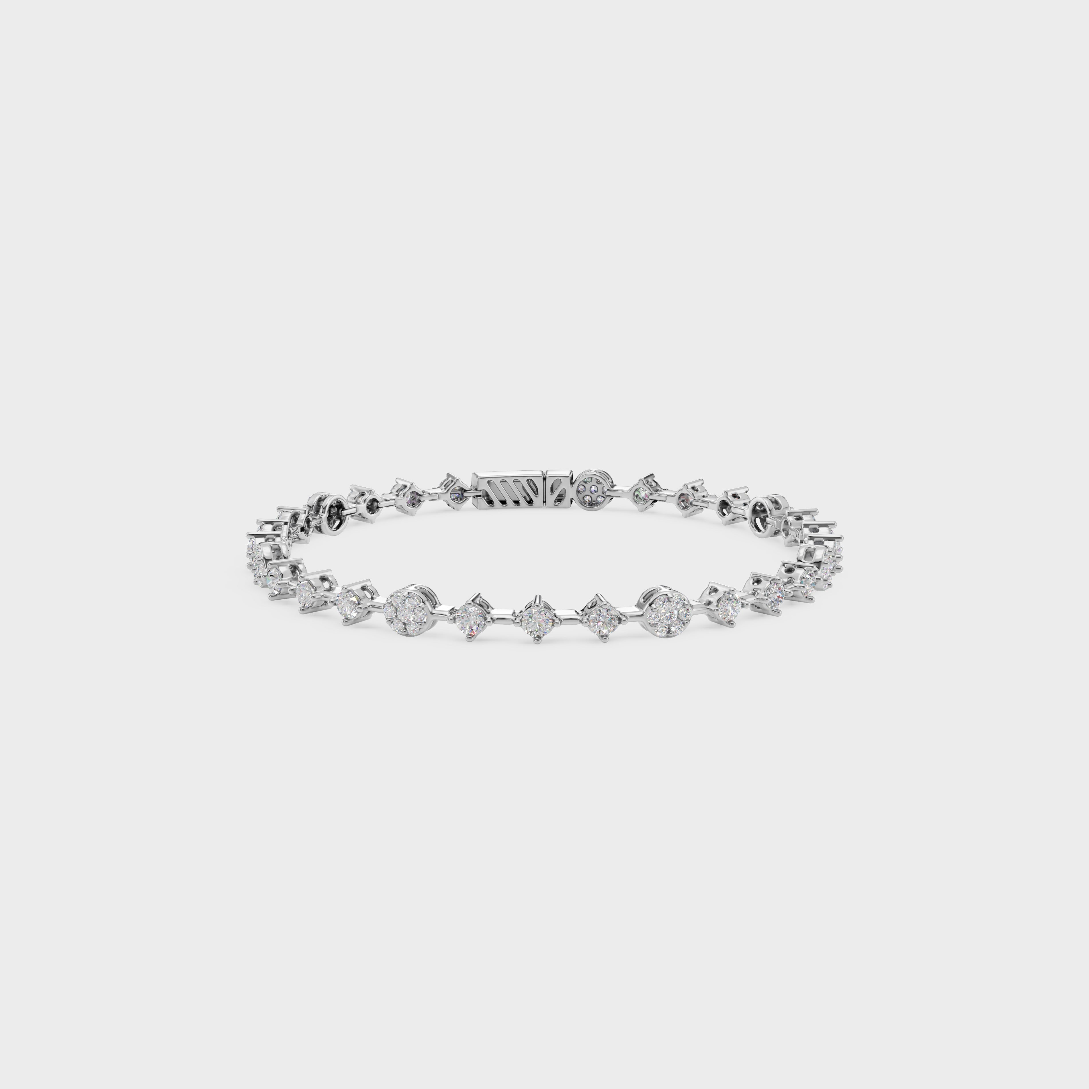Subtle Shine iamond Tennis Bracelet