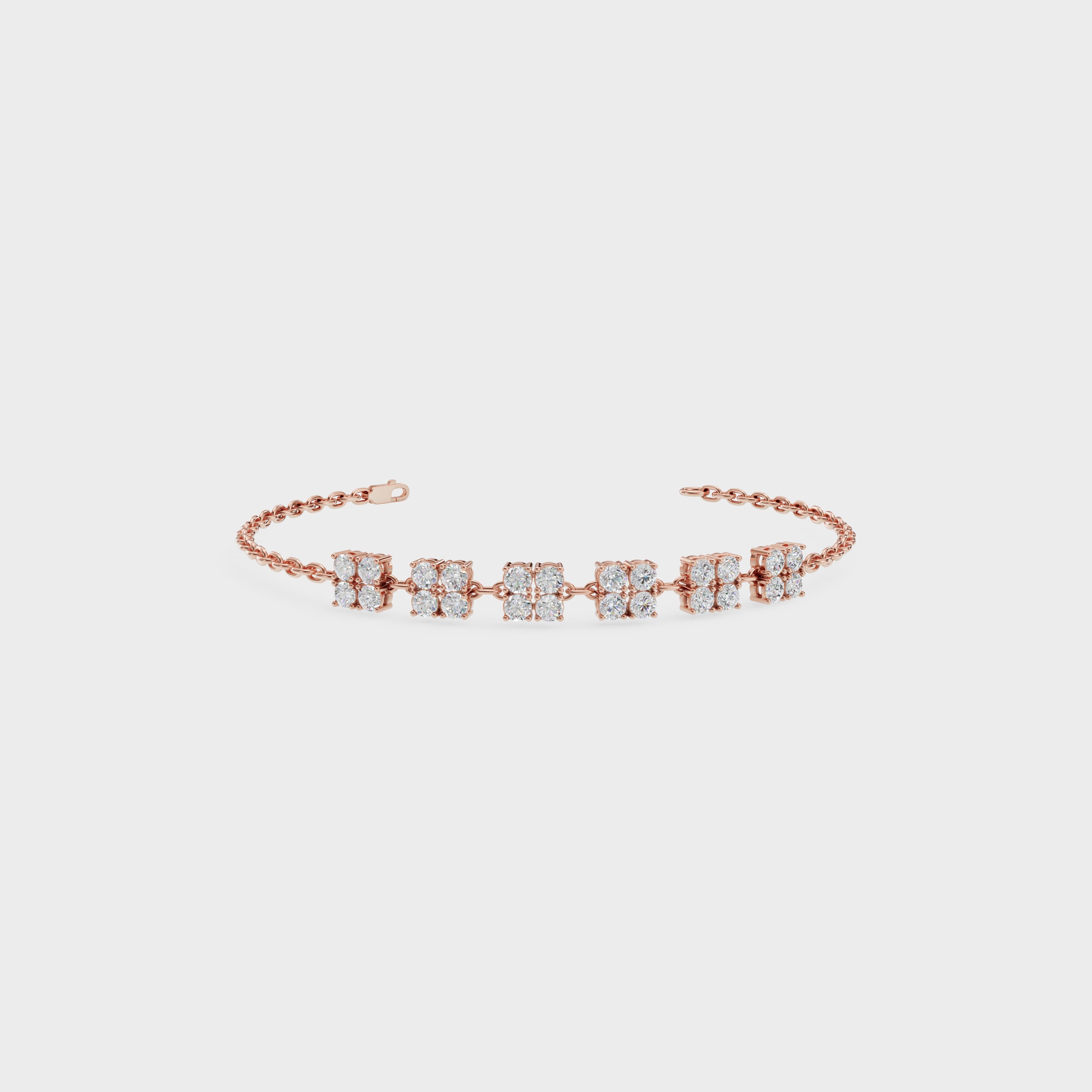 Linked Blossom Bracelet