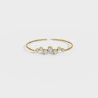 Sparkling Bezel Set Crystal Bracelet