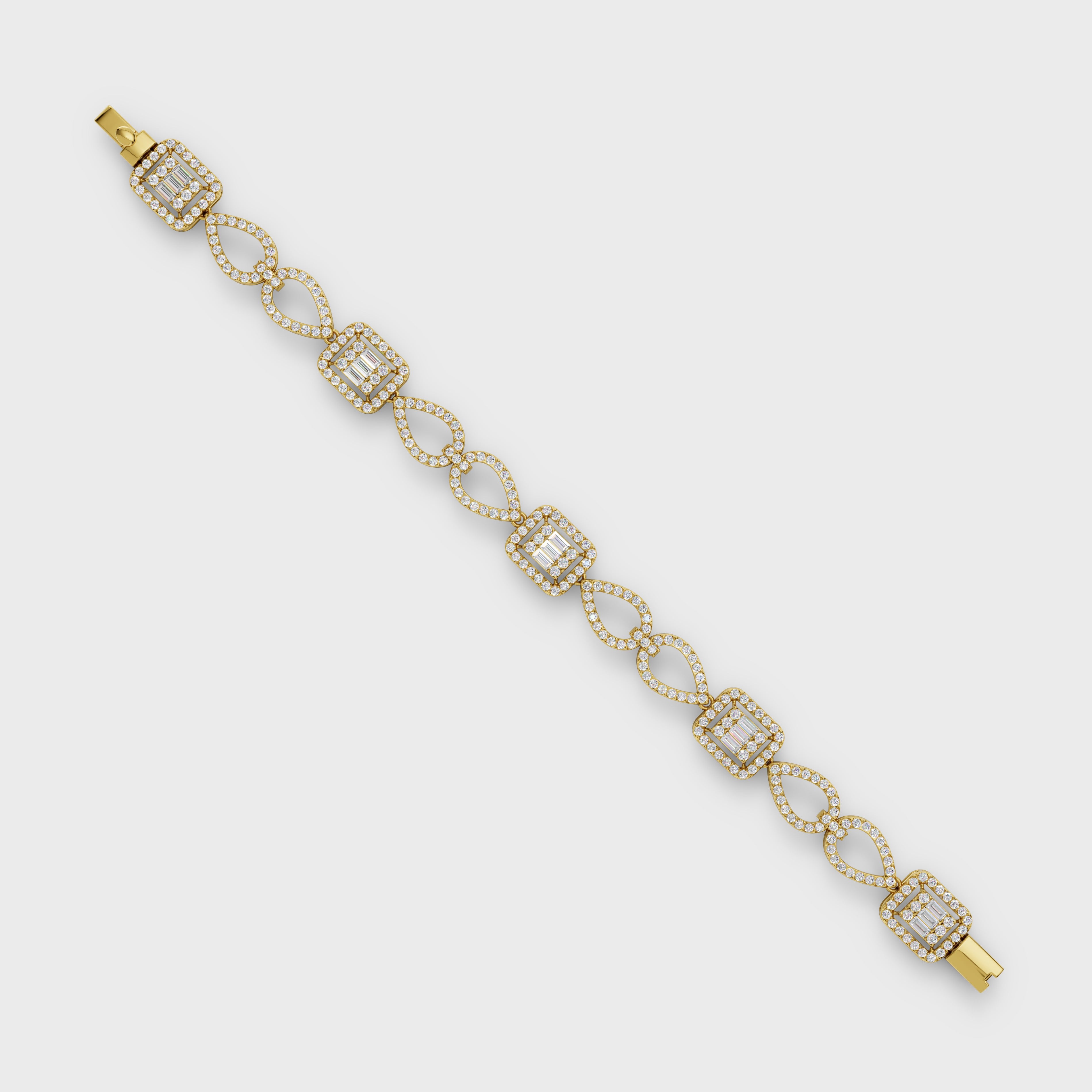 Quadrille Diamond Bracelet