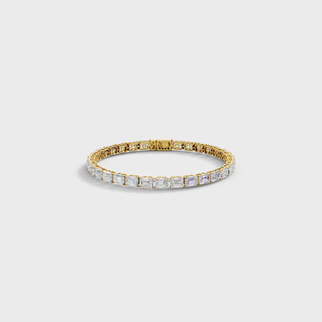 Classic Emerald Cut Diamond Bracelet