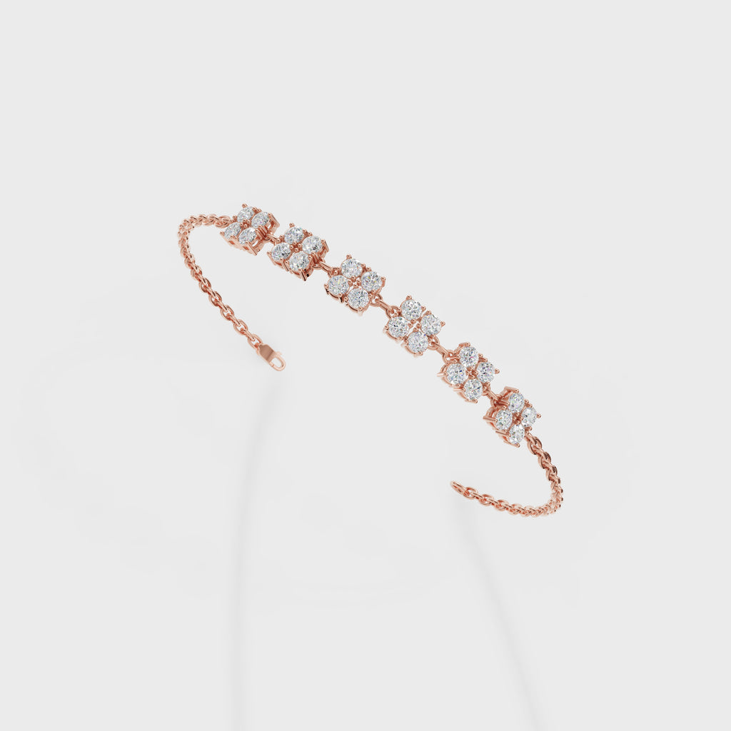 Linked Blossom Bracelet