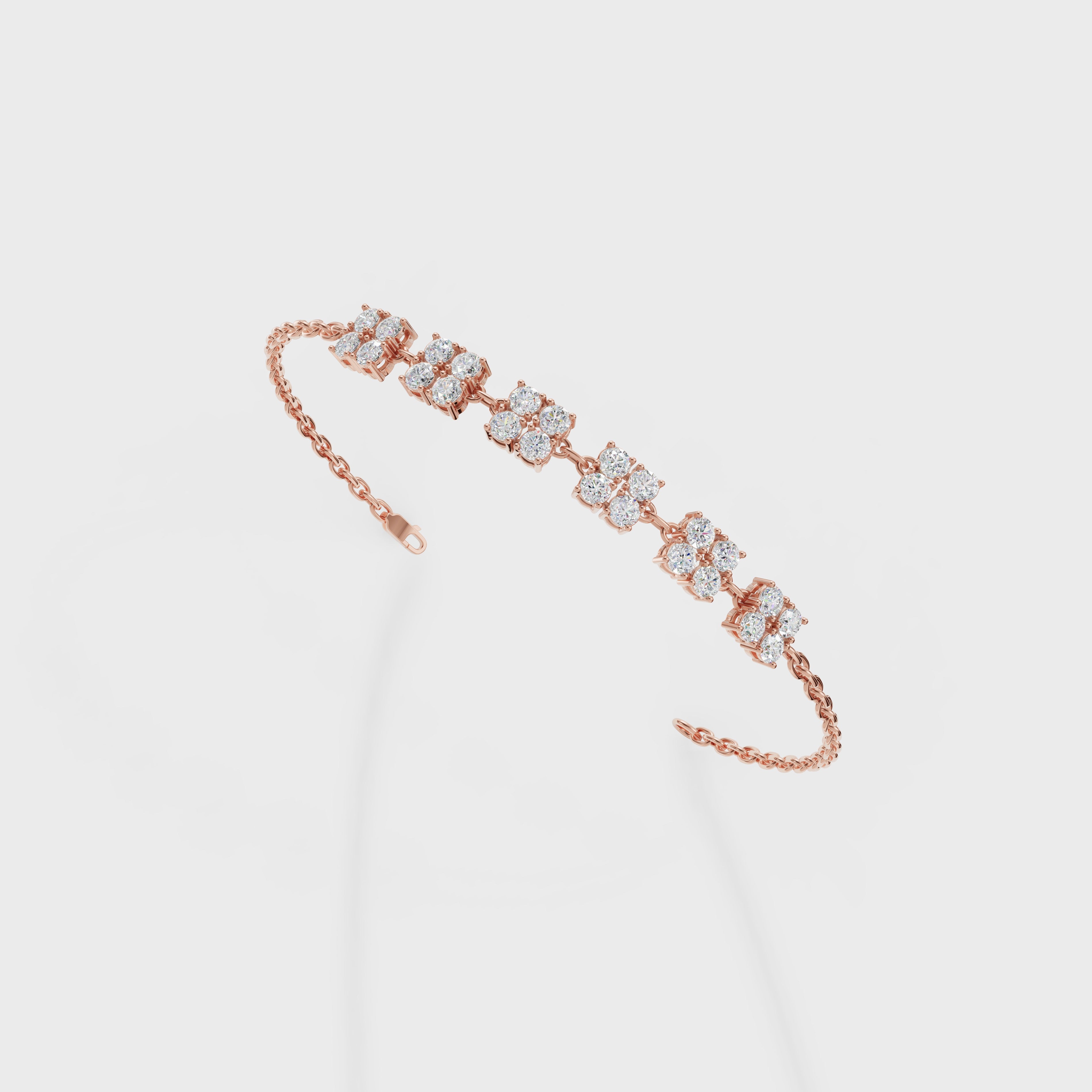 Linked Blossom Bracelet