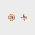 Radial Baguette Diamond Studs Earrings