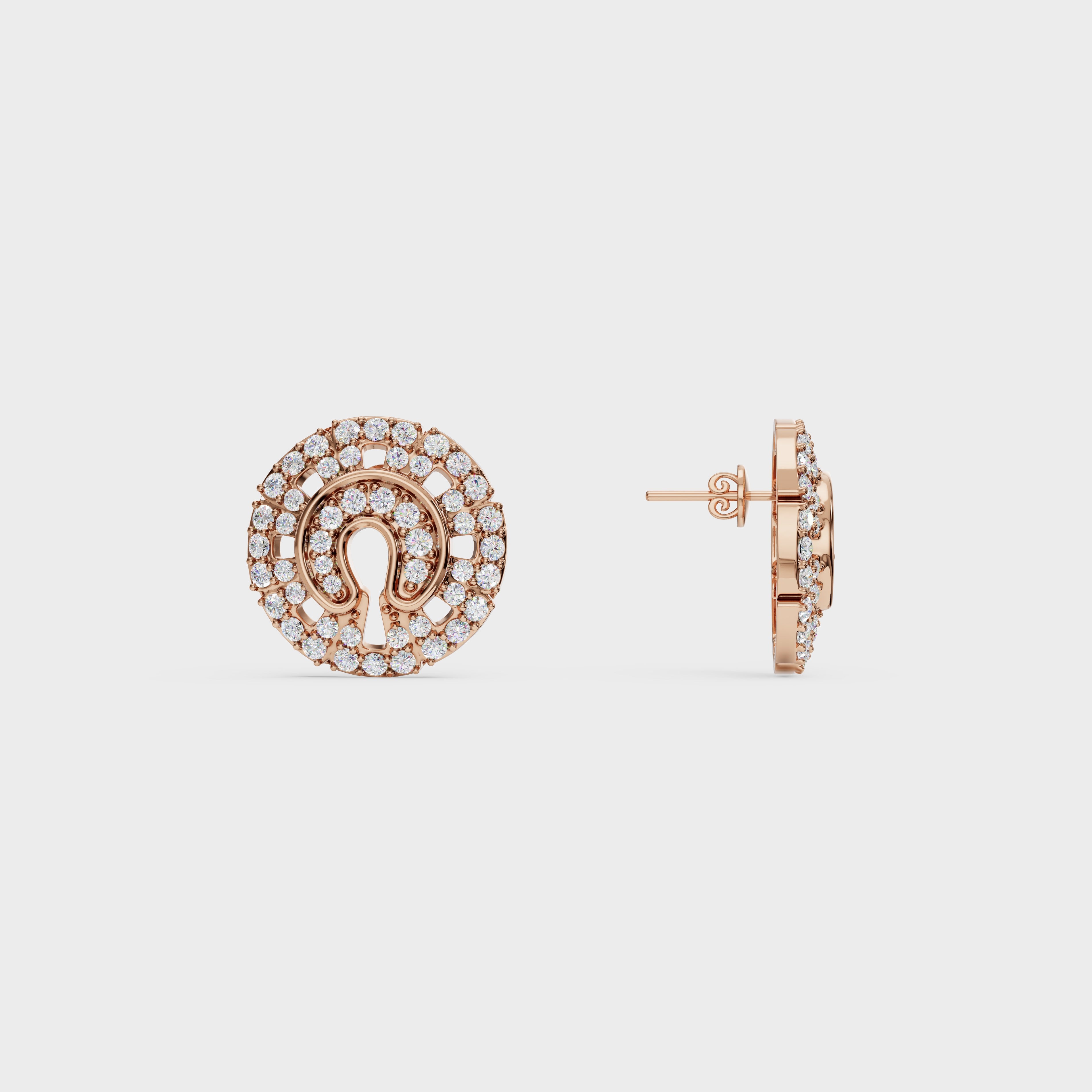 Sunburst Bloom Diamond Earrings