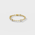 Elegant Round Cut Cubic Zirconia Tennis Bracelet