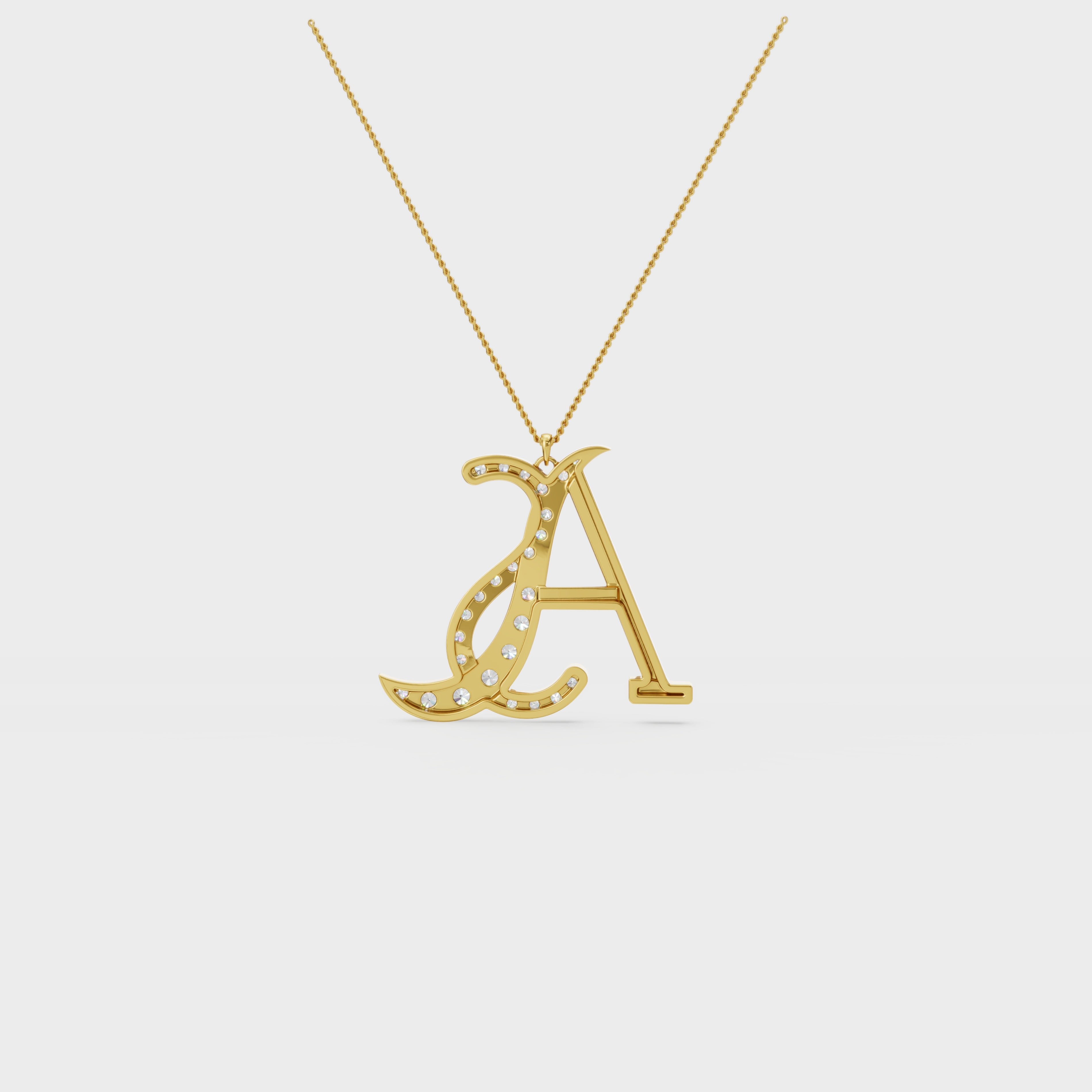 AS Initial Pendant