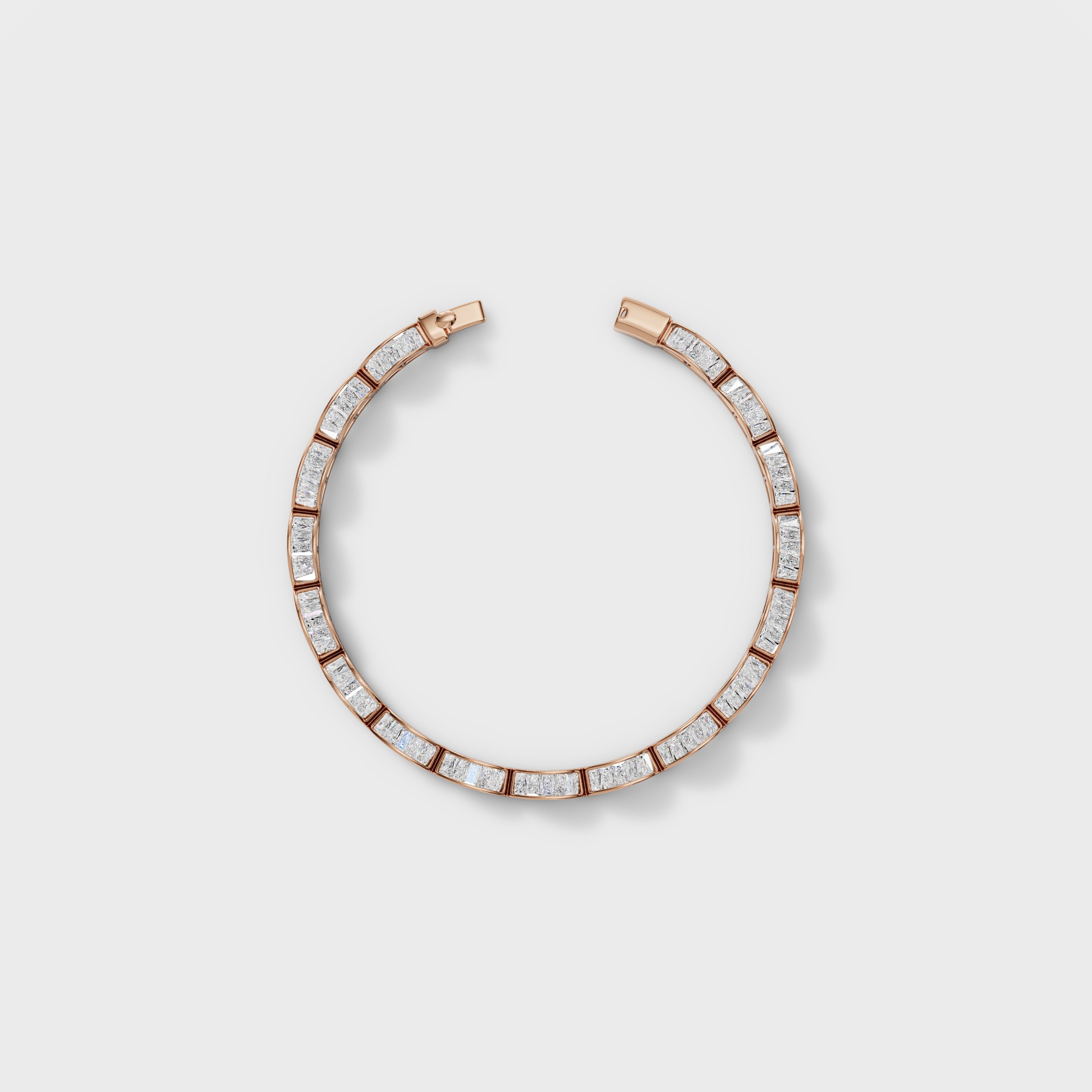 The Baguette Cut Brilliance Bracelet