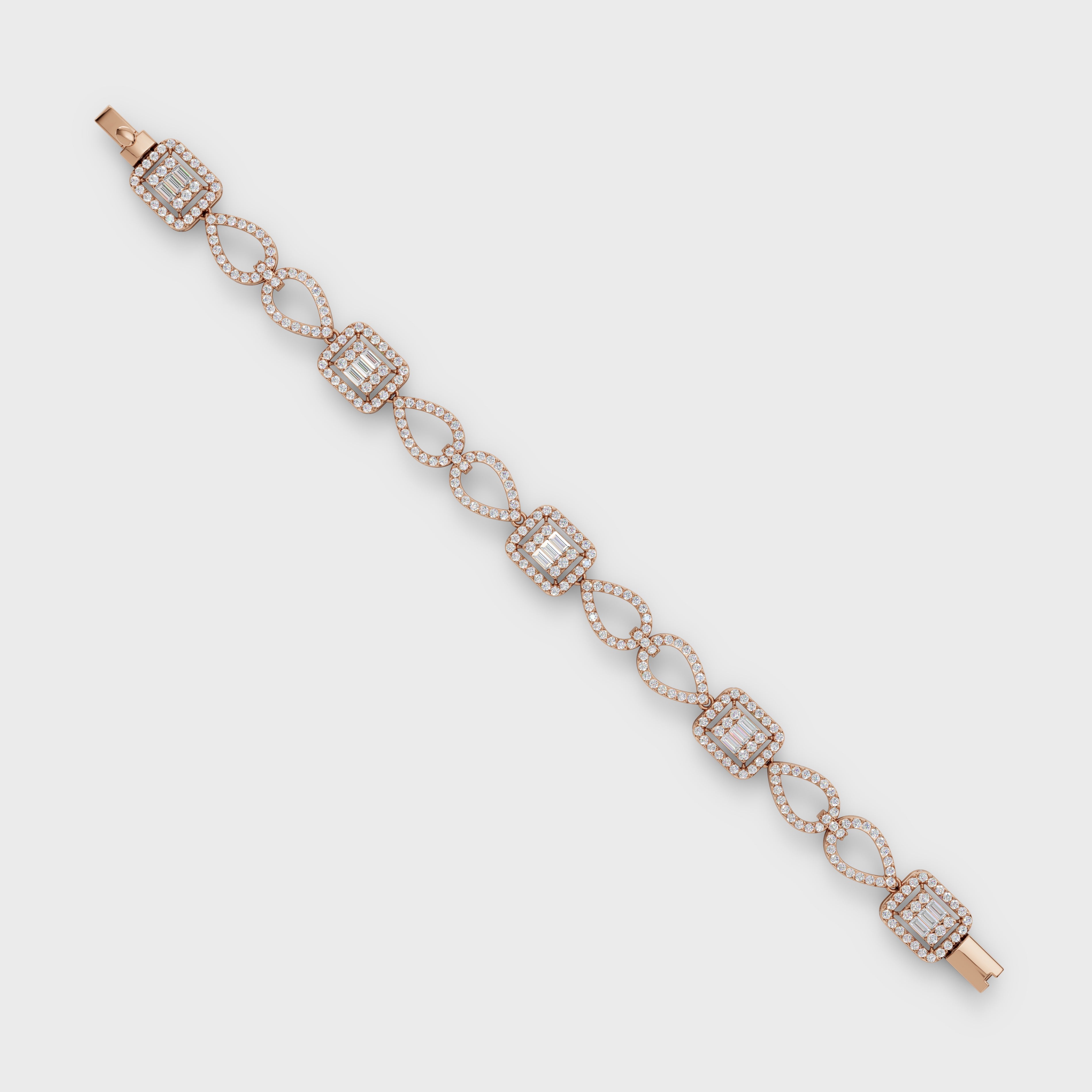 Quadrille Diamond Bracelet