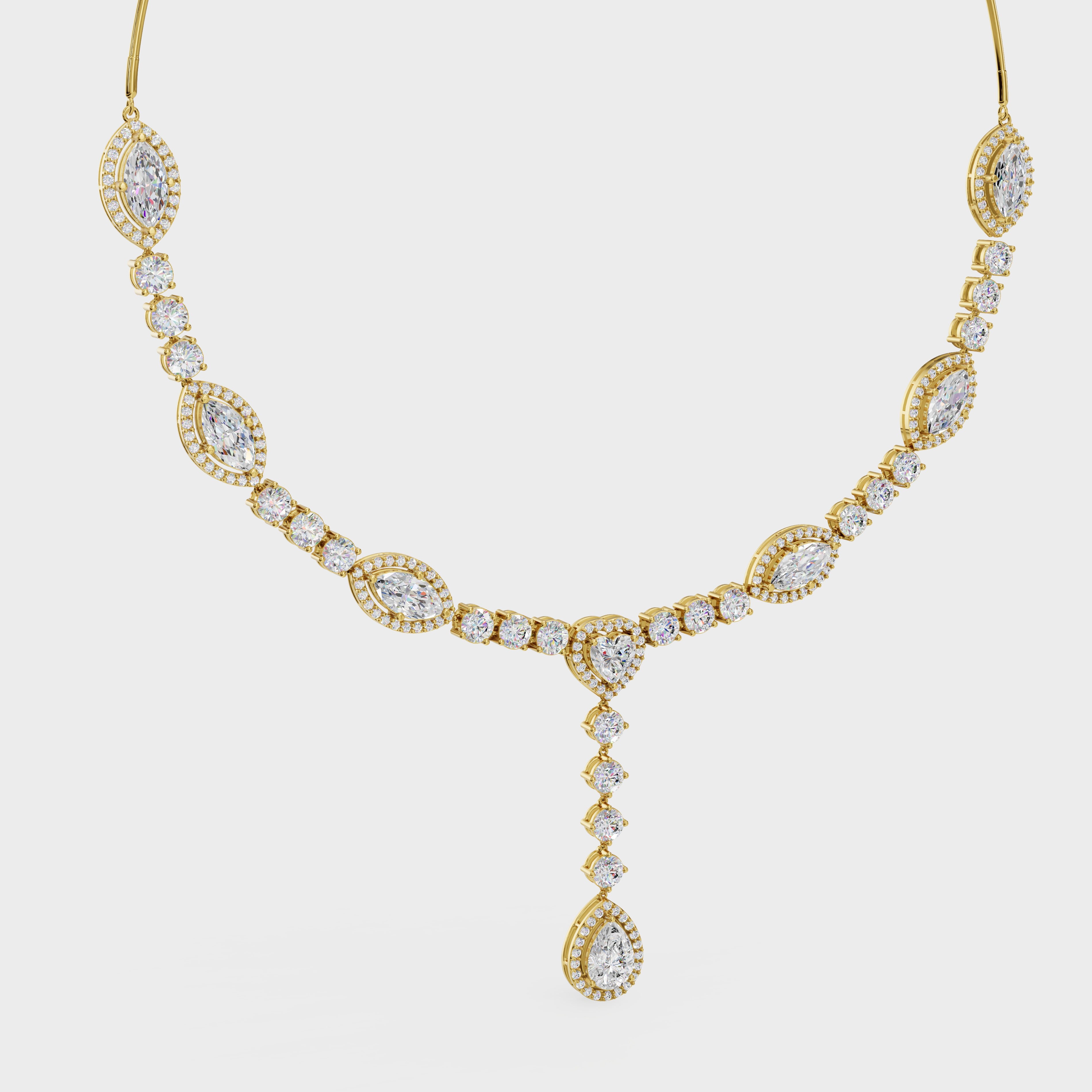 The Golden Marquise Cascade set