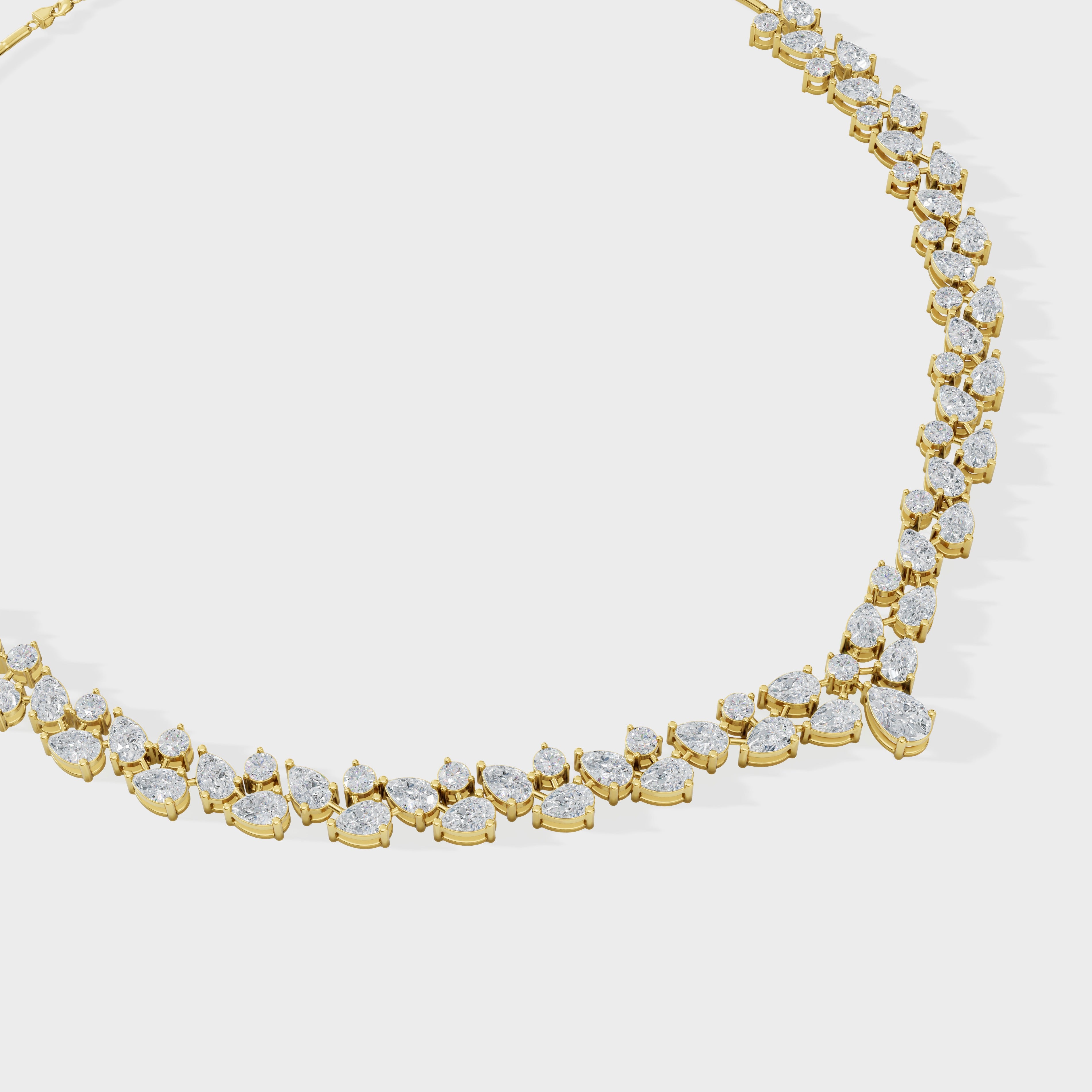Eternal Symphony of Diamonds With Earrings