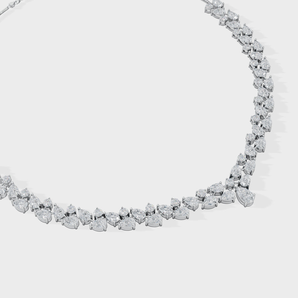 Eternal Symphony of Diamonds With Earrings