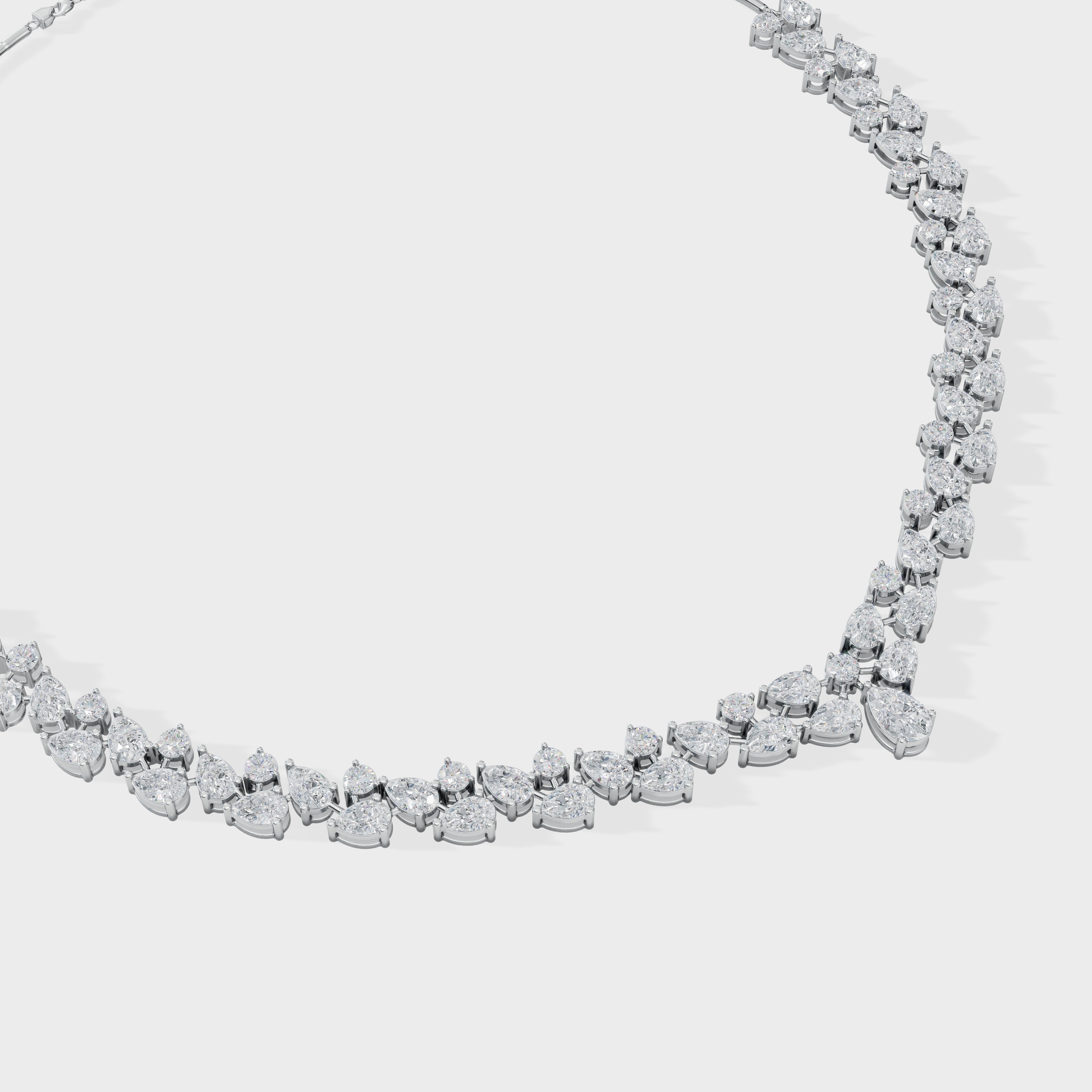Eternal Symphony of Diamonds With Earrings