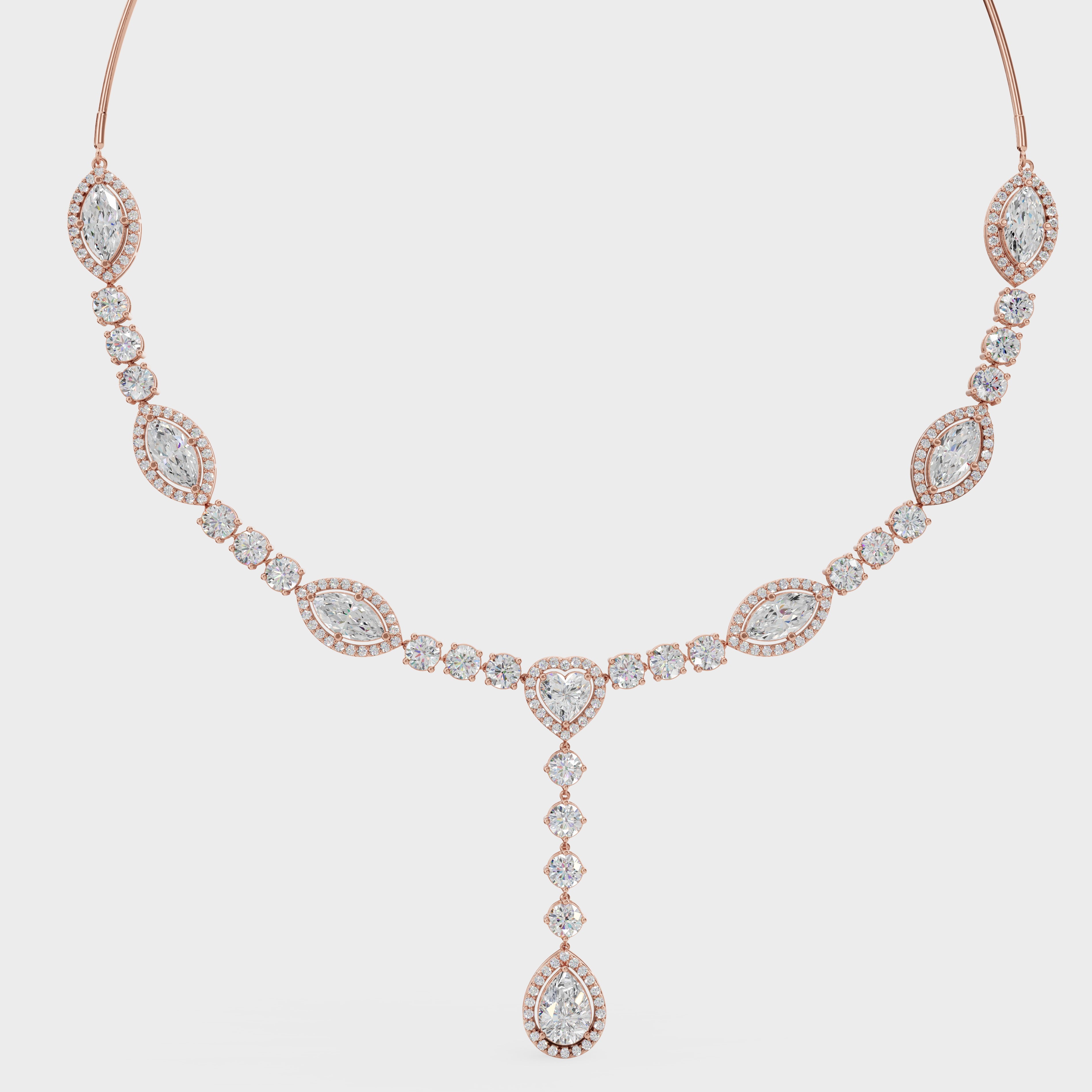 The Golden Marquise Cascade set