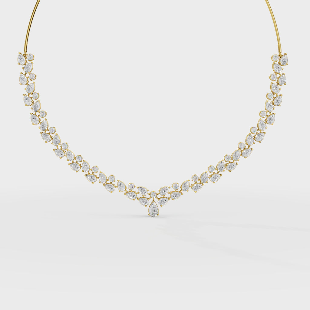 Eternal Symphony of Diamonds With Earrings