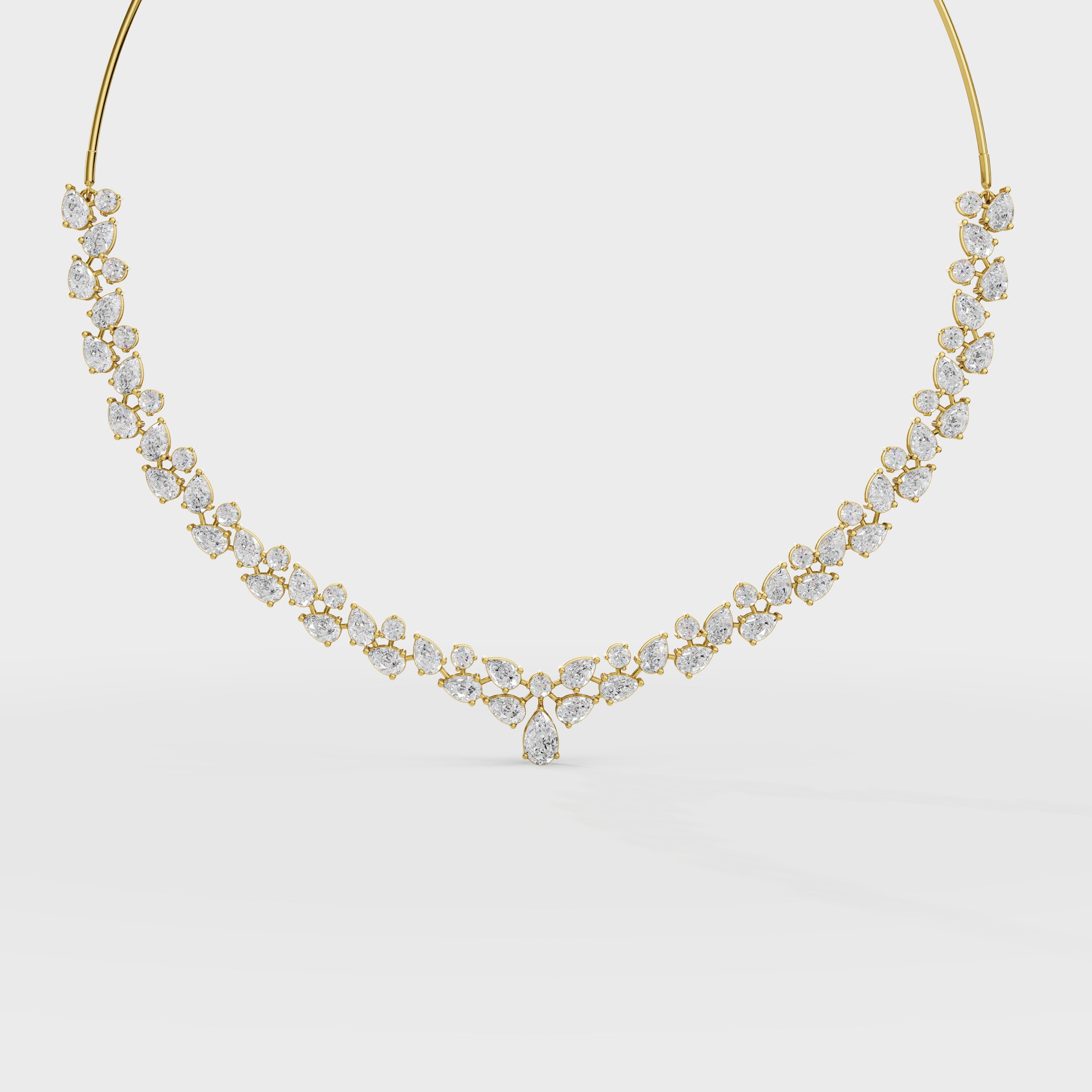 Eternal Symphony of Diamonds With Earrings