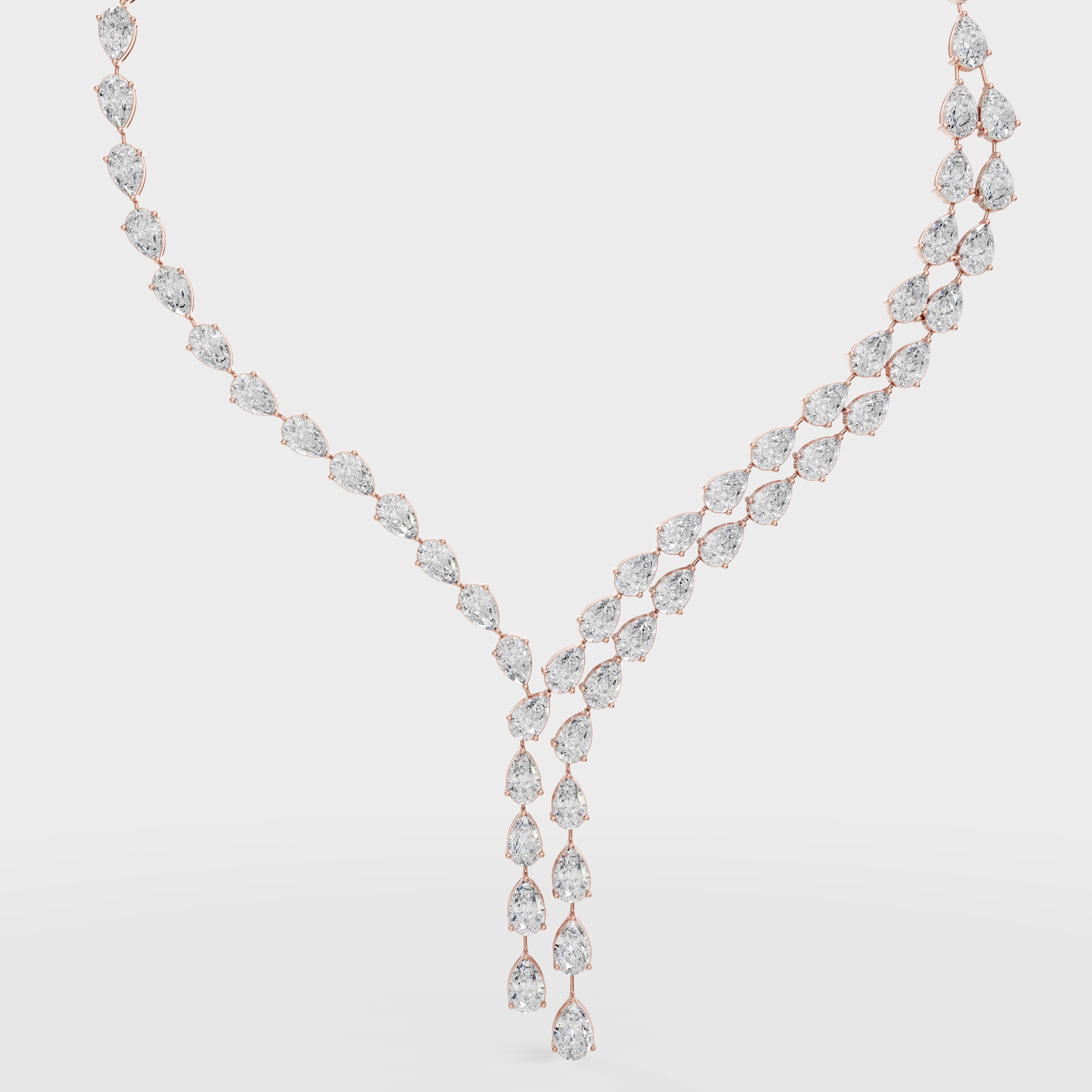 Pearluxe Cascade Necklace