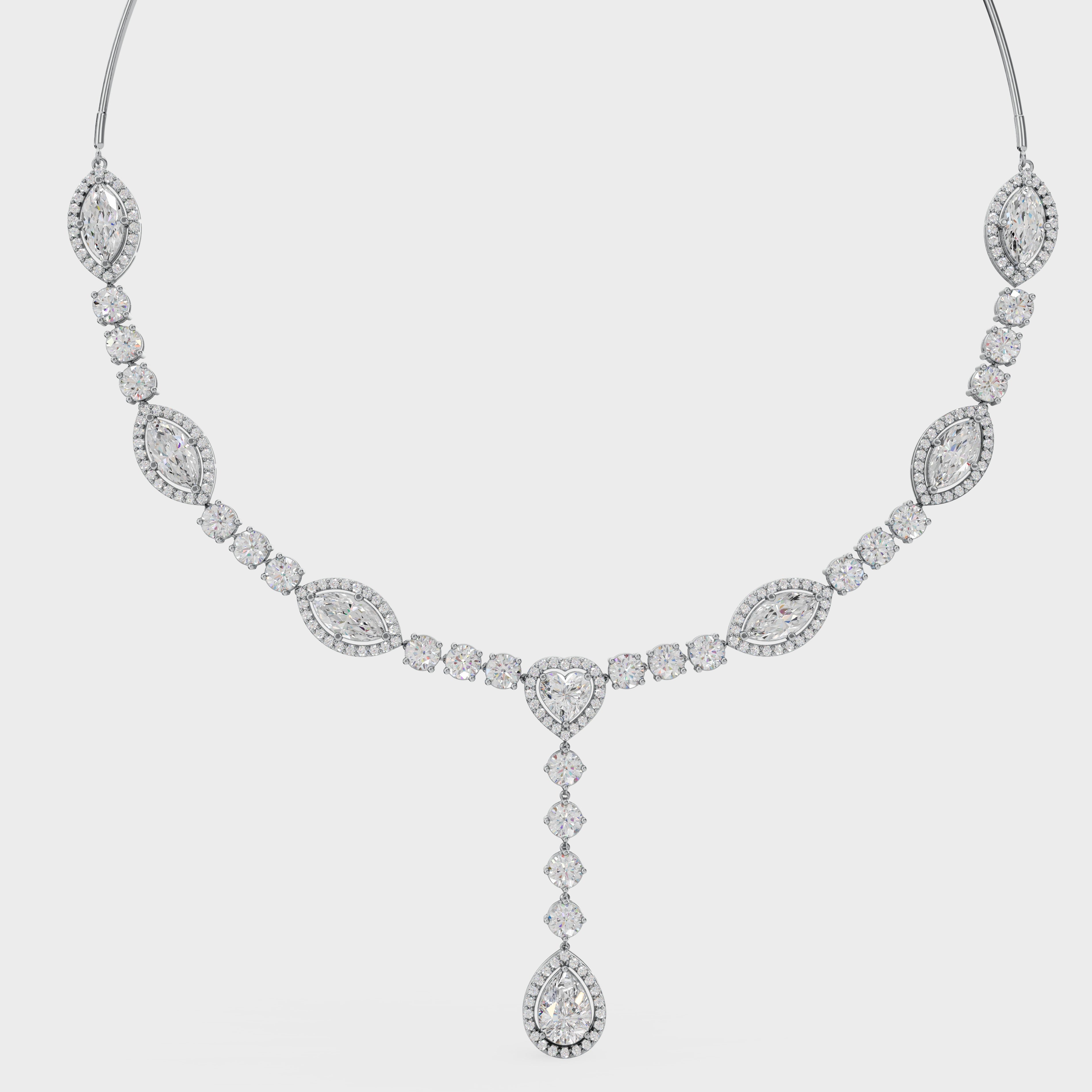 The Golden Marquise Cascade set