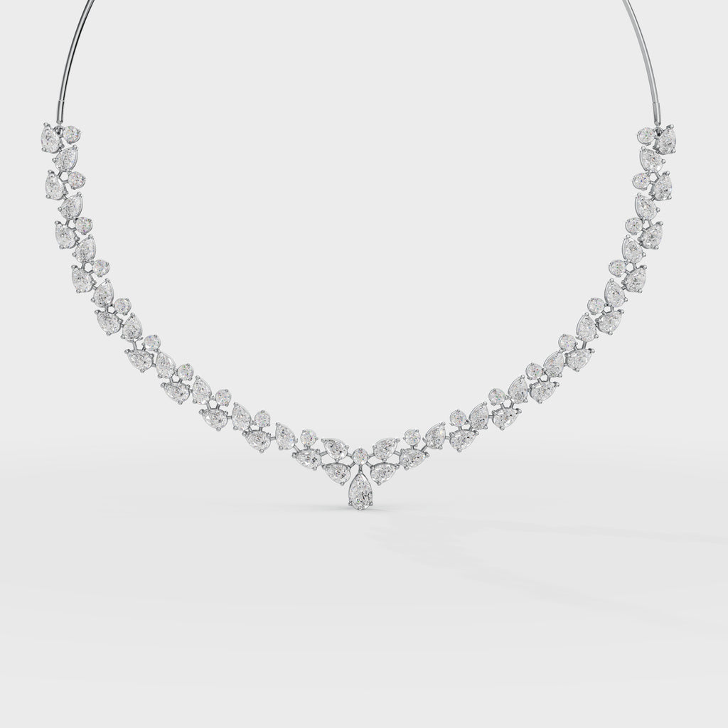 Eternal Symphony of Diamonds With Earrings