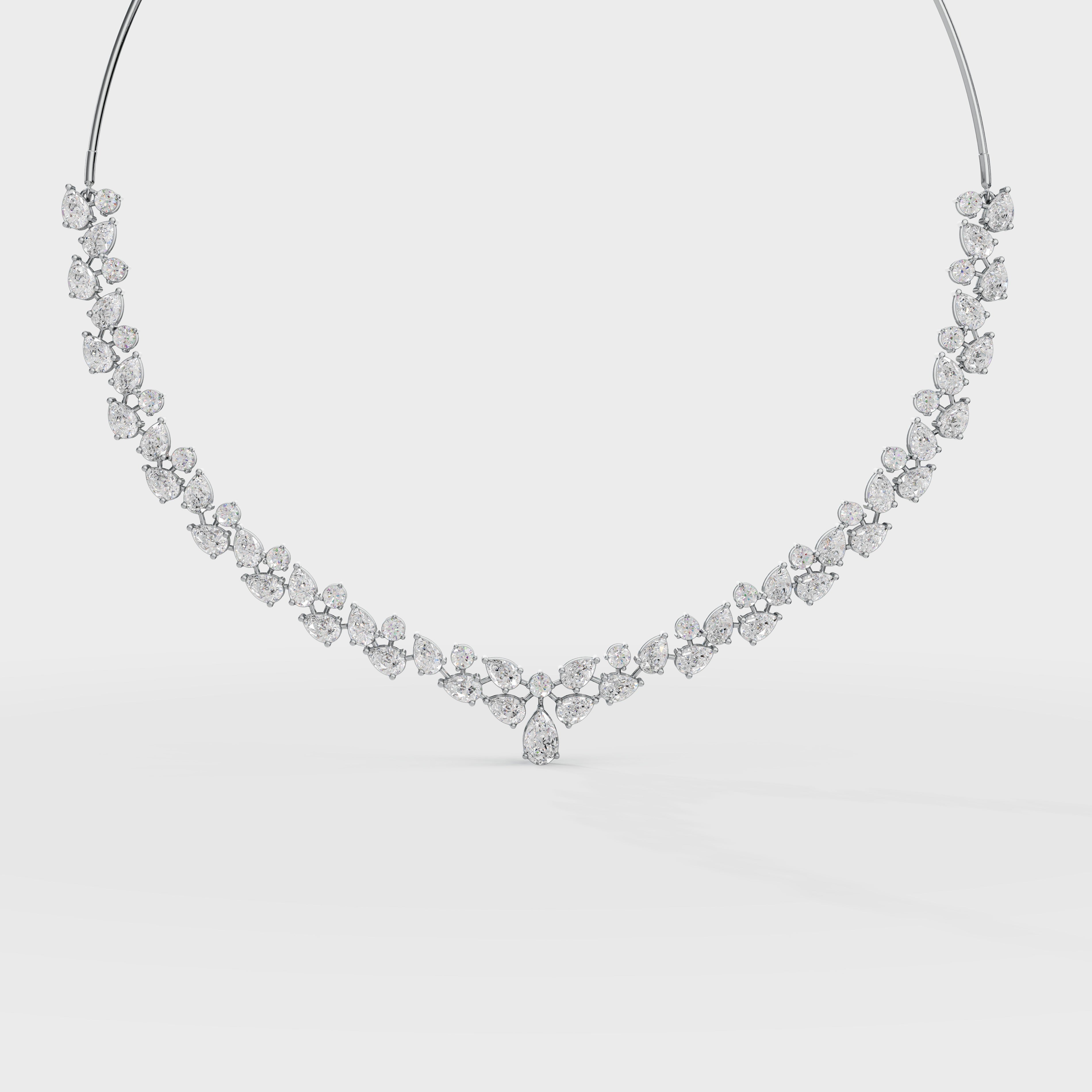 Eternal Symphony of Diamonds With Earrings