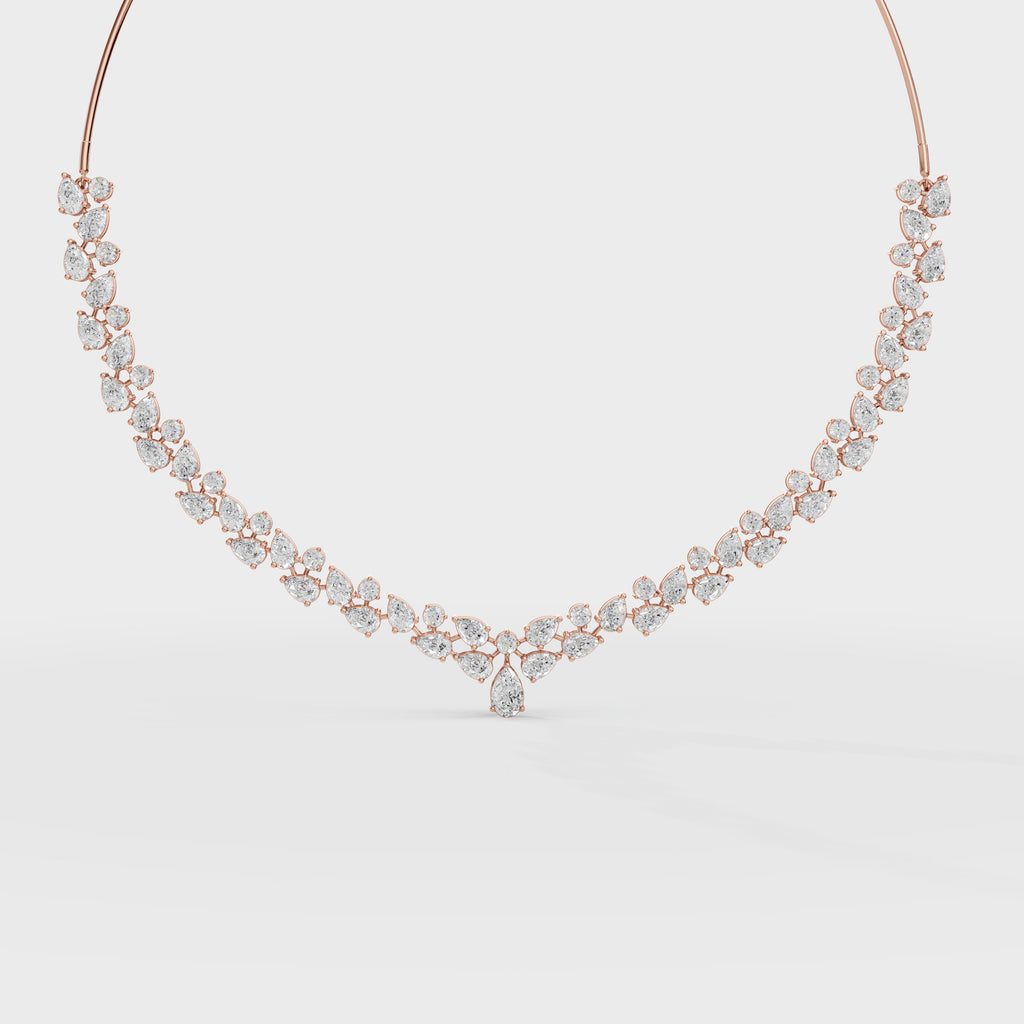 Eternal Symphony of Diamonds With Earrings