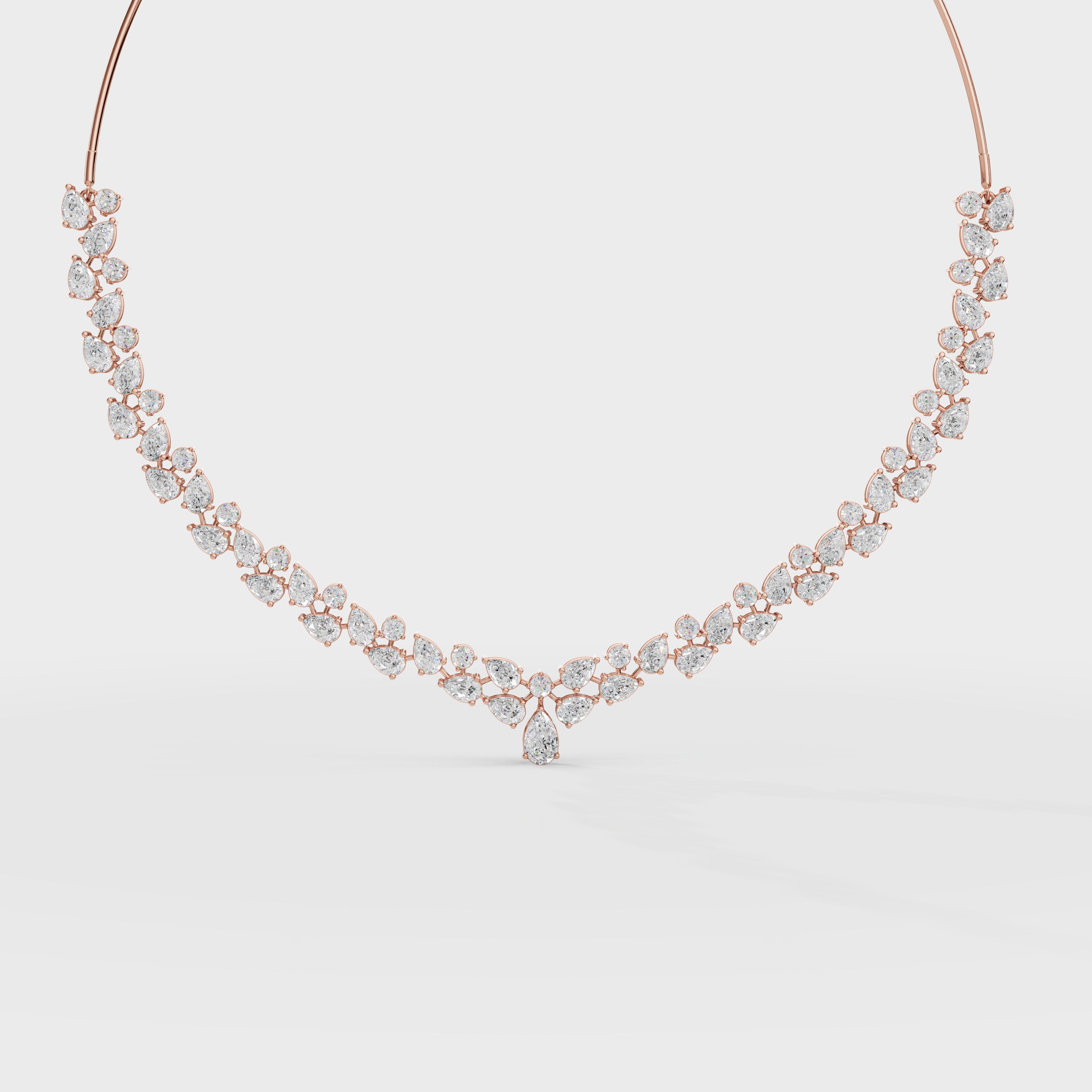 Eternal Symphony of Diamonds With Earrings