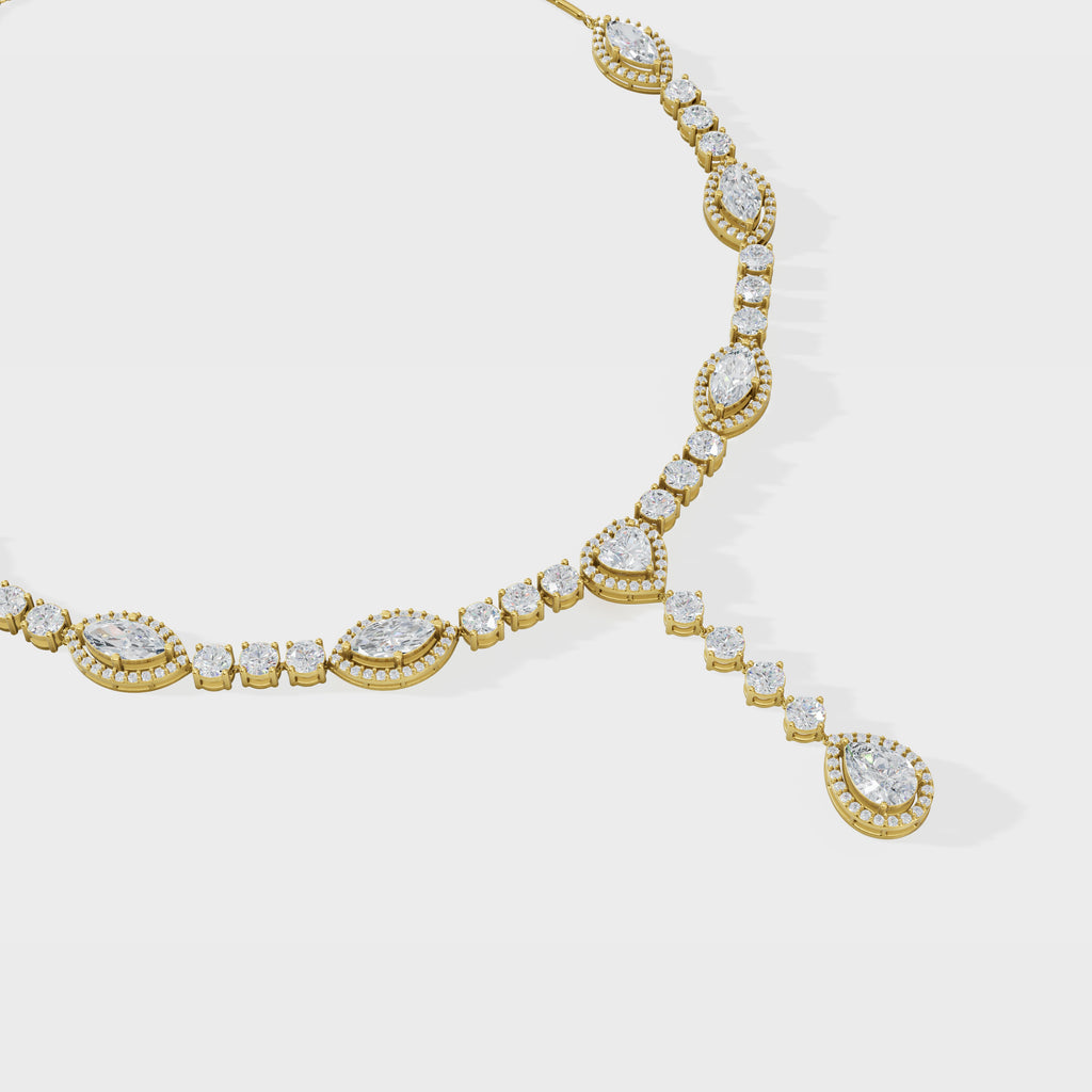 The Golden Marquise Cascade set