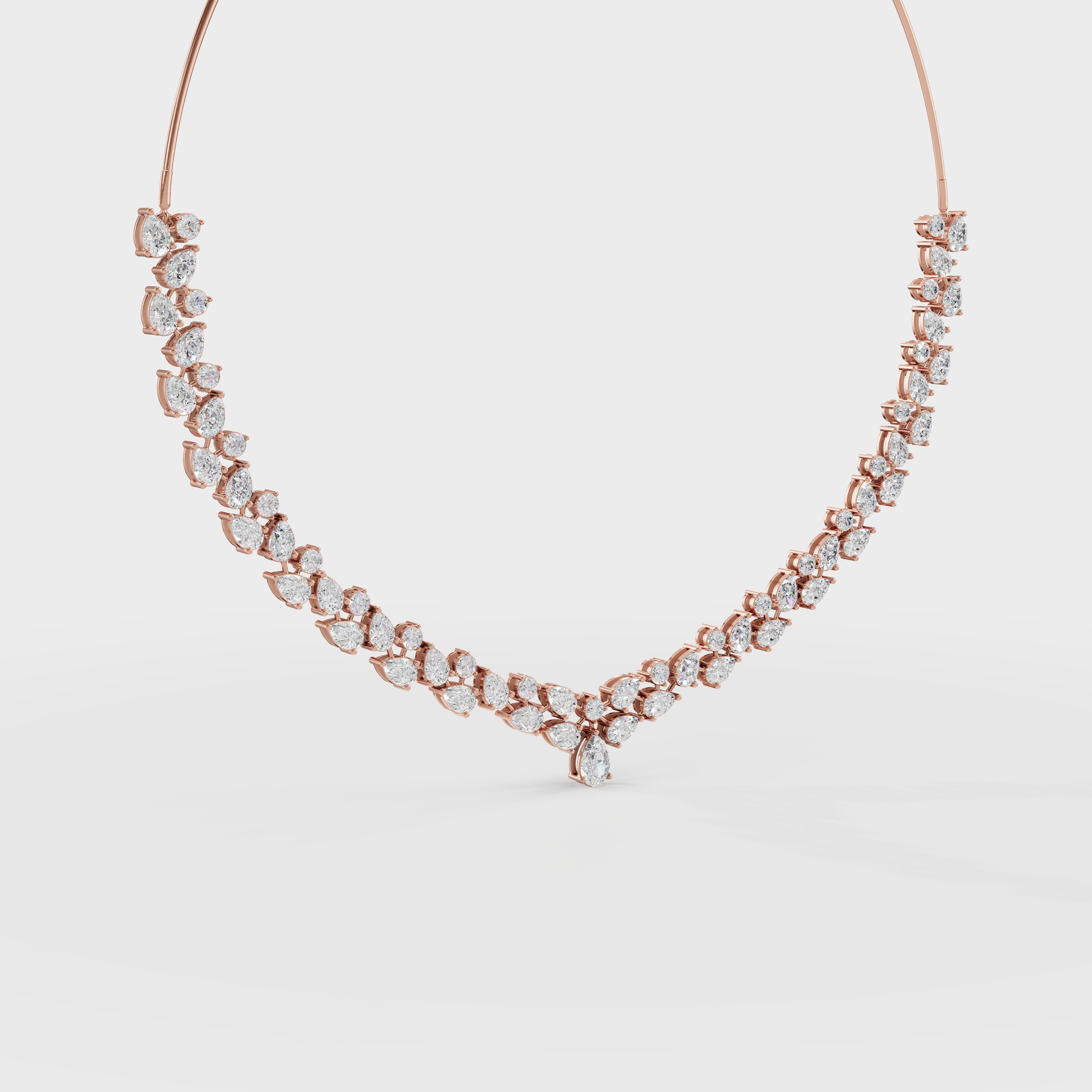 Eternal Symphony of Diamonds With Earrings