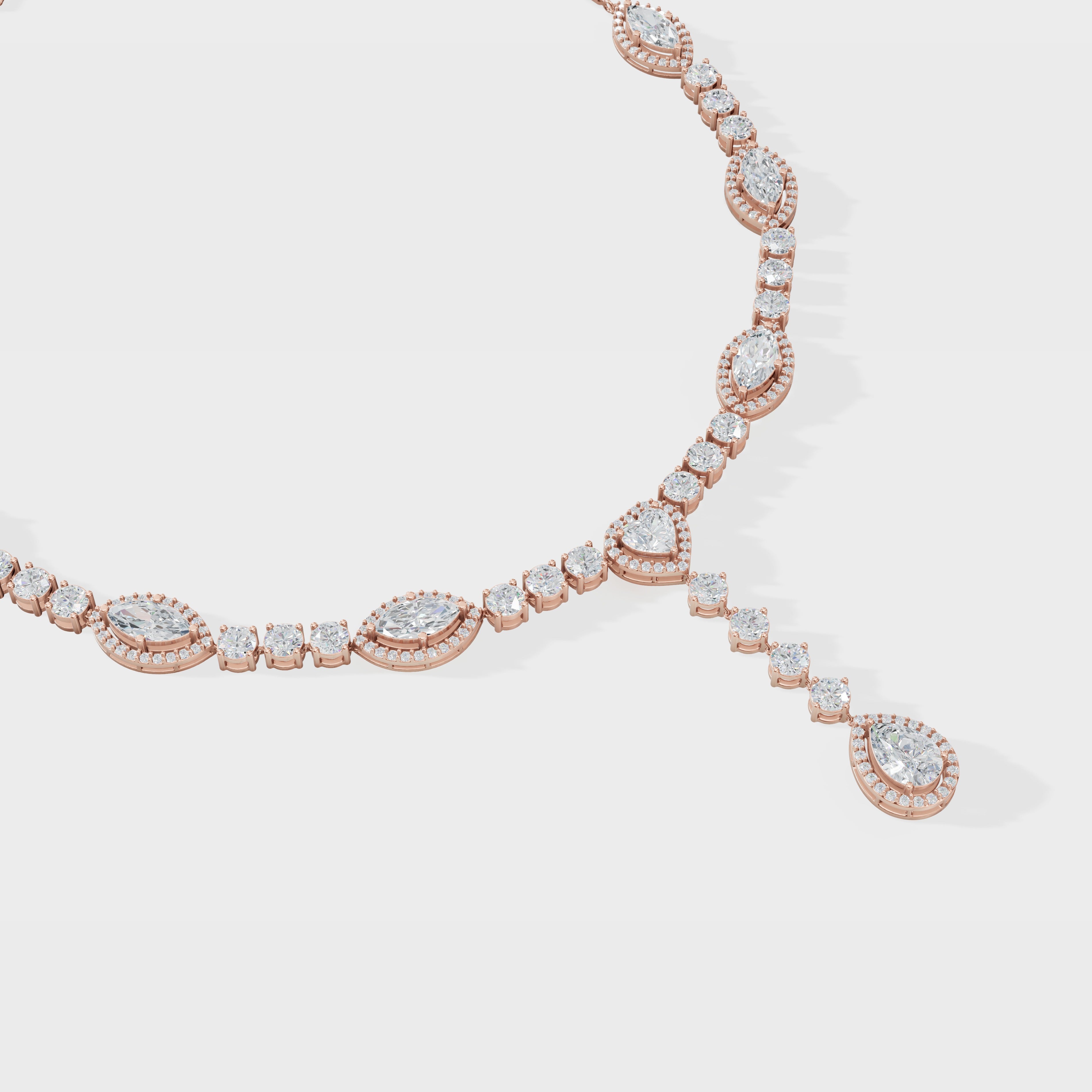 The Golden Marquise Cascade set
