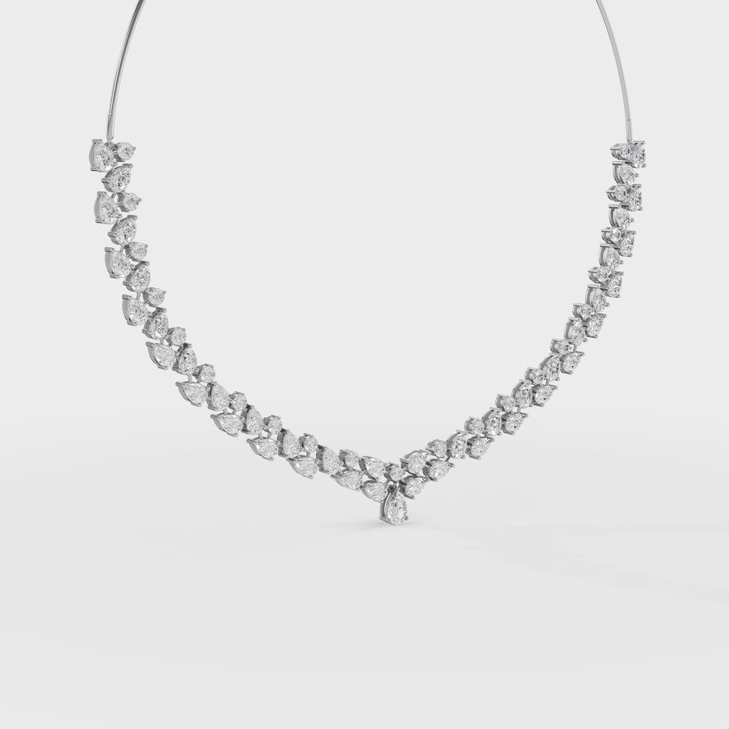 Eternal Symphony of Diamonds With Earrings