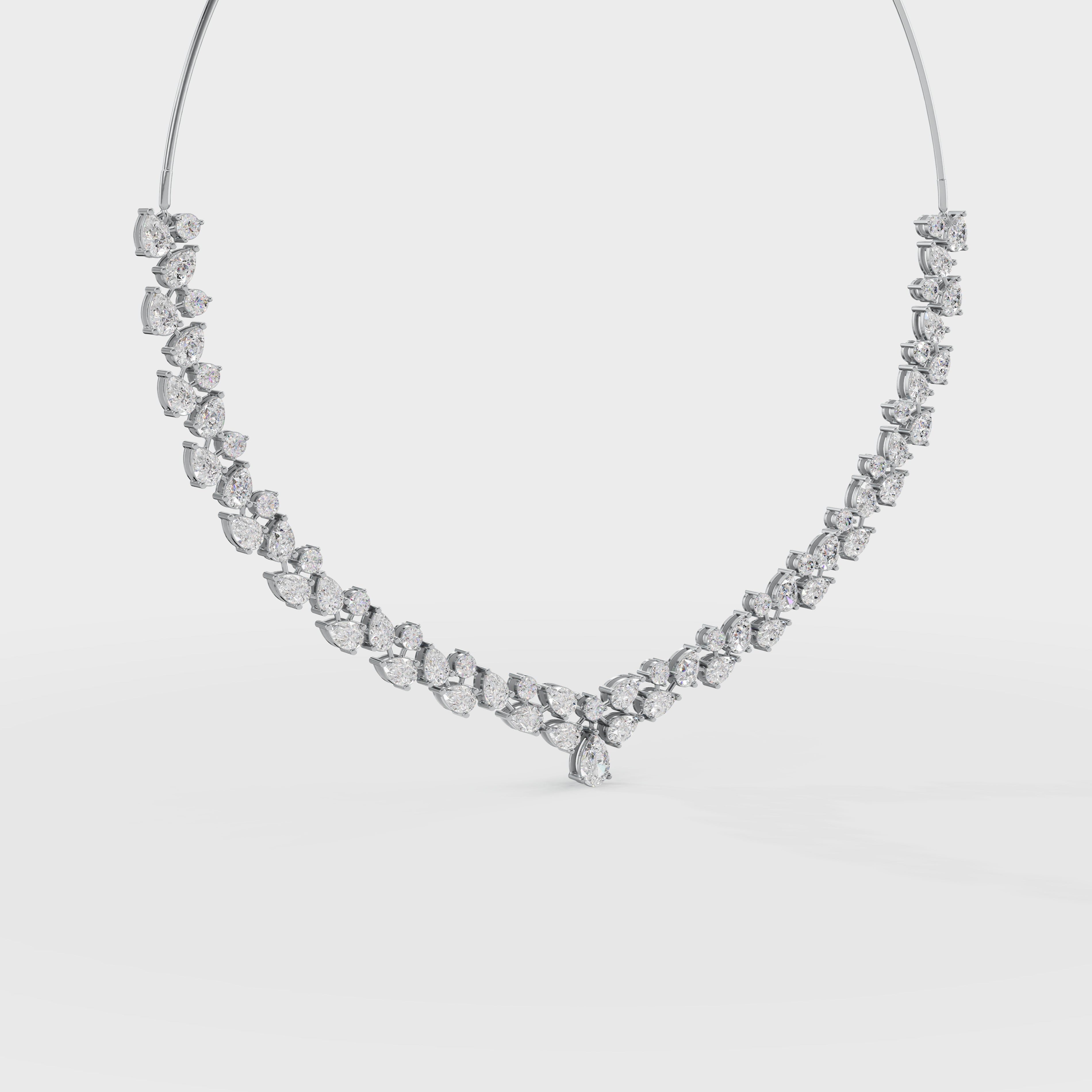 Eternal Symphony of Diamonds With Earrings