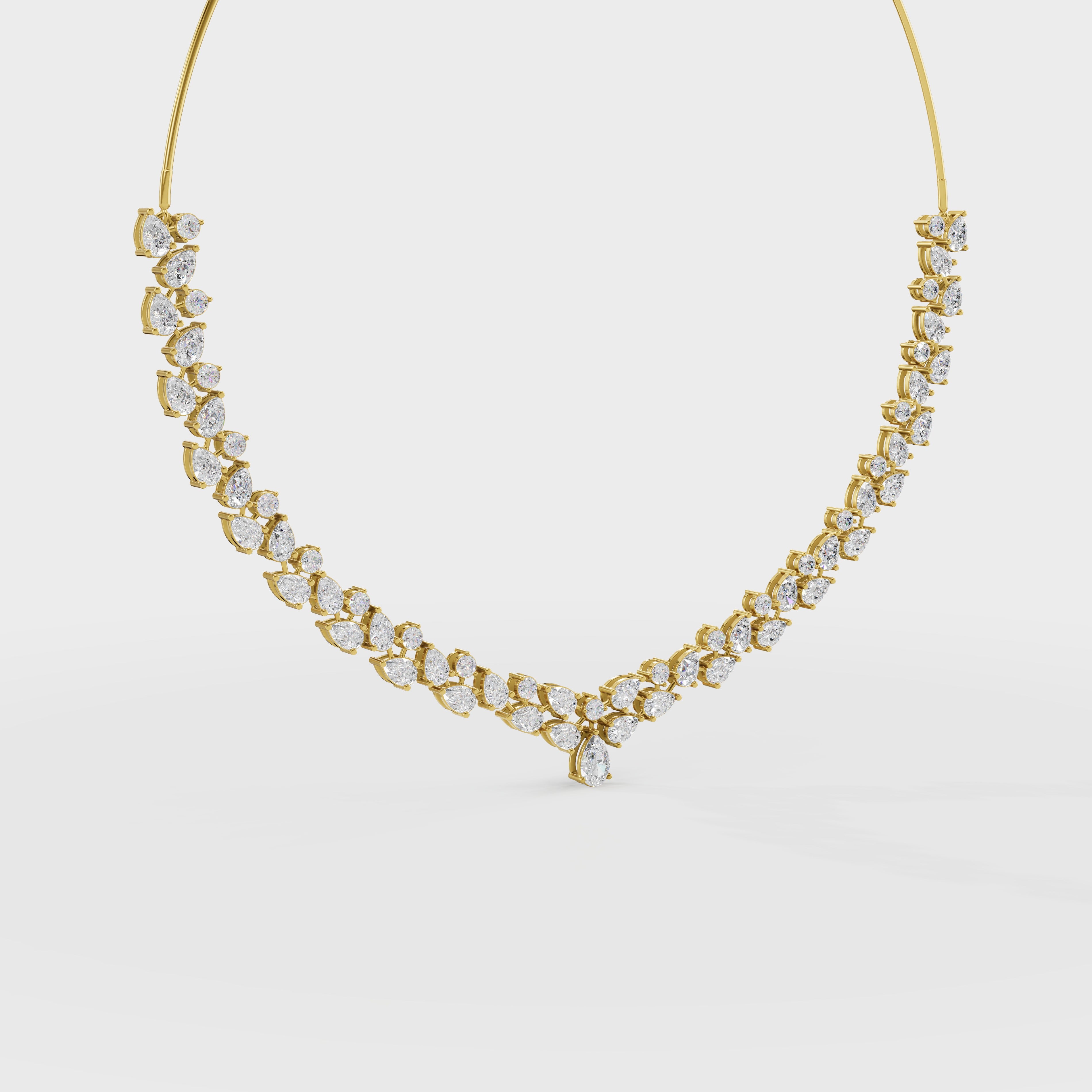 Eternal Symphony of Diamonds With Earrings