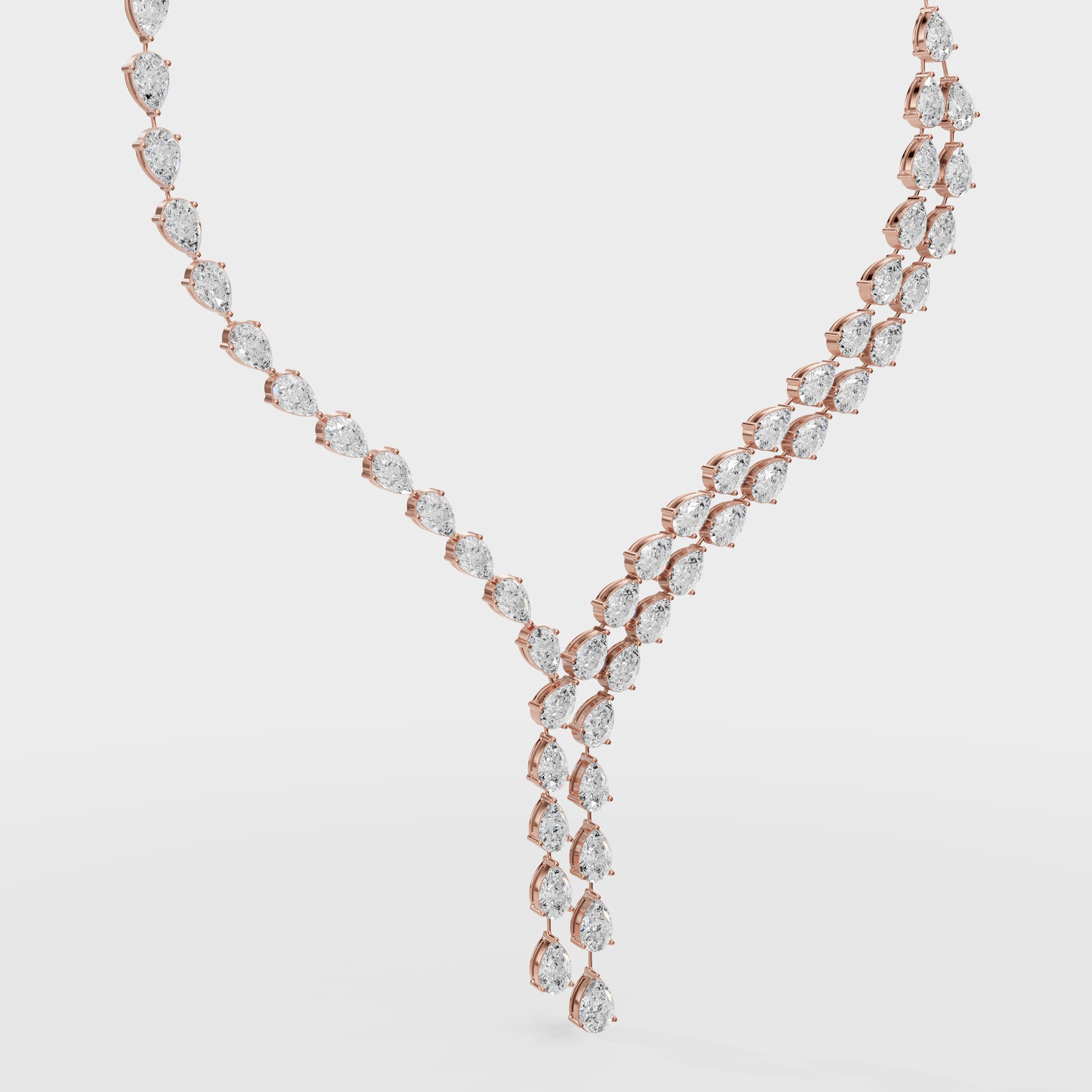 Pearluxe Cascade Necklace
