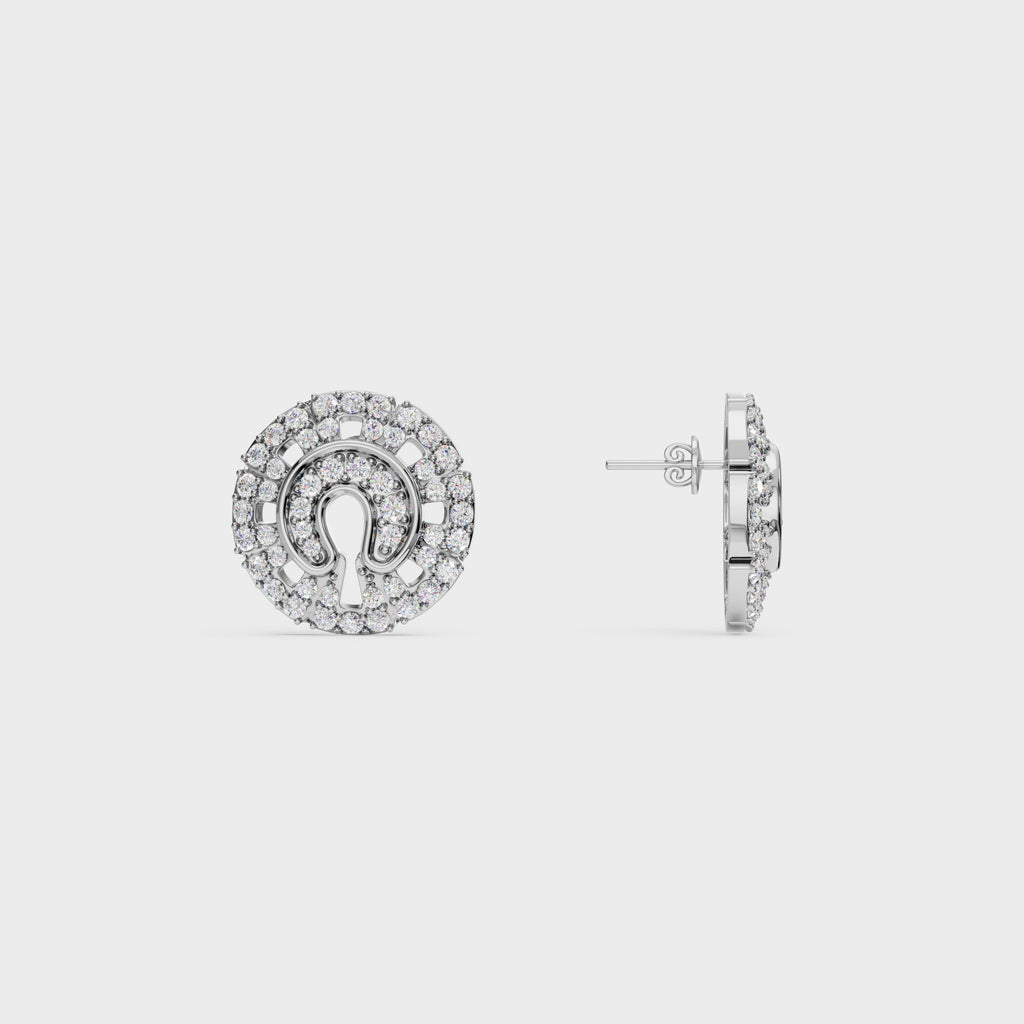 Sunburst Bloom Diamond Earrings