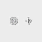Radial Baguette Diamond Studs Earrings
