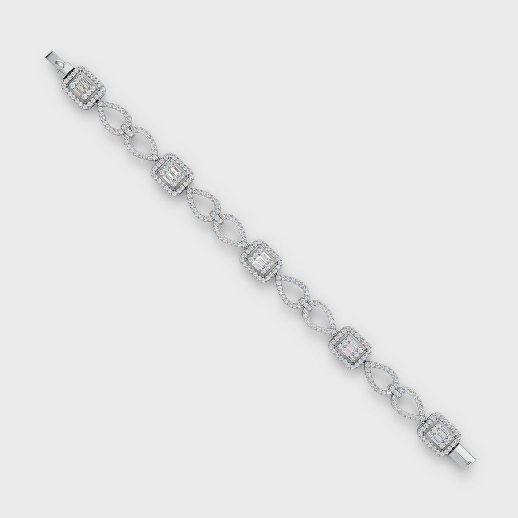 Quadrille Diamond Bracelet